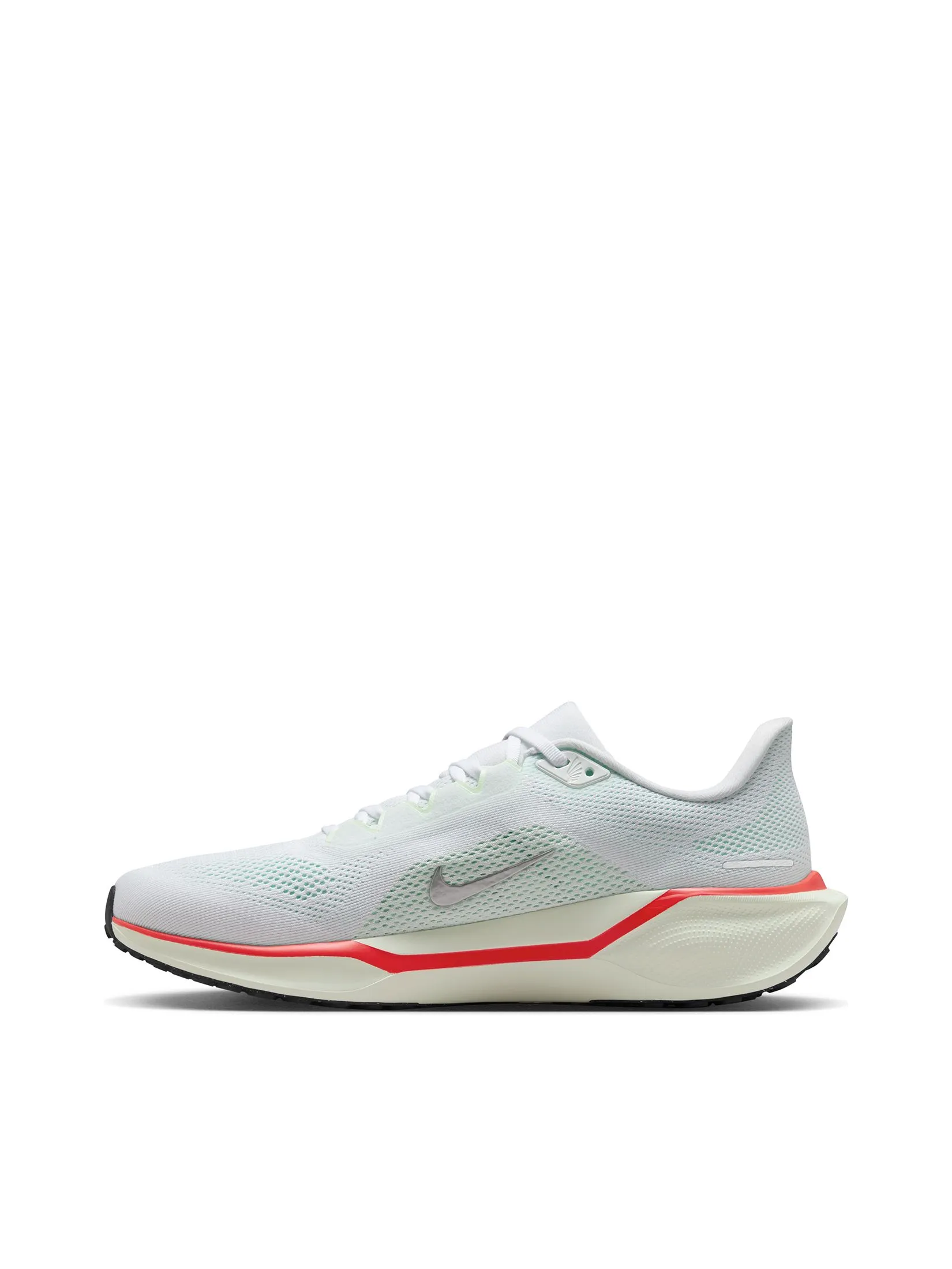 NIKE Men Running Shoes Pegasus 41 FD2722-115 White/Metallic Silver-Barely Green NIKE Men Running Shoes Pegasus 41 FD2722-115 White/Metallic Silver-Barely Green