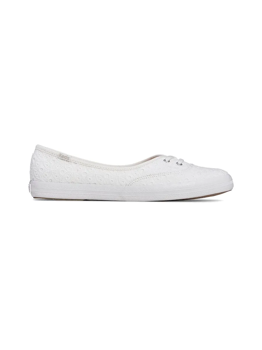 KEDS Women The Mini Eyelet White KEDS Women The Mini Eyelet White