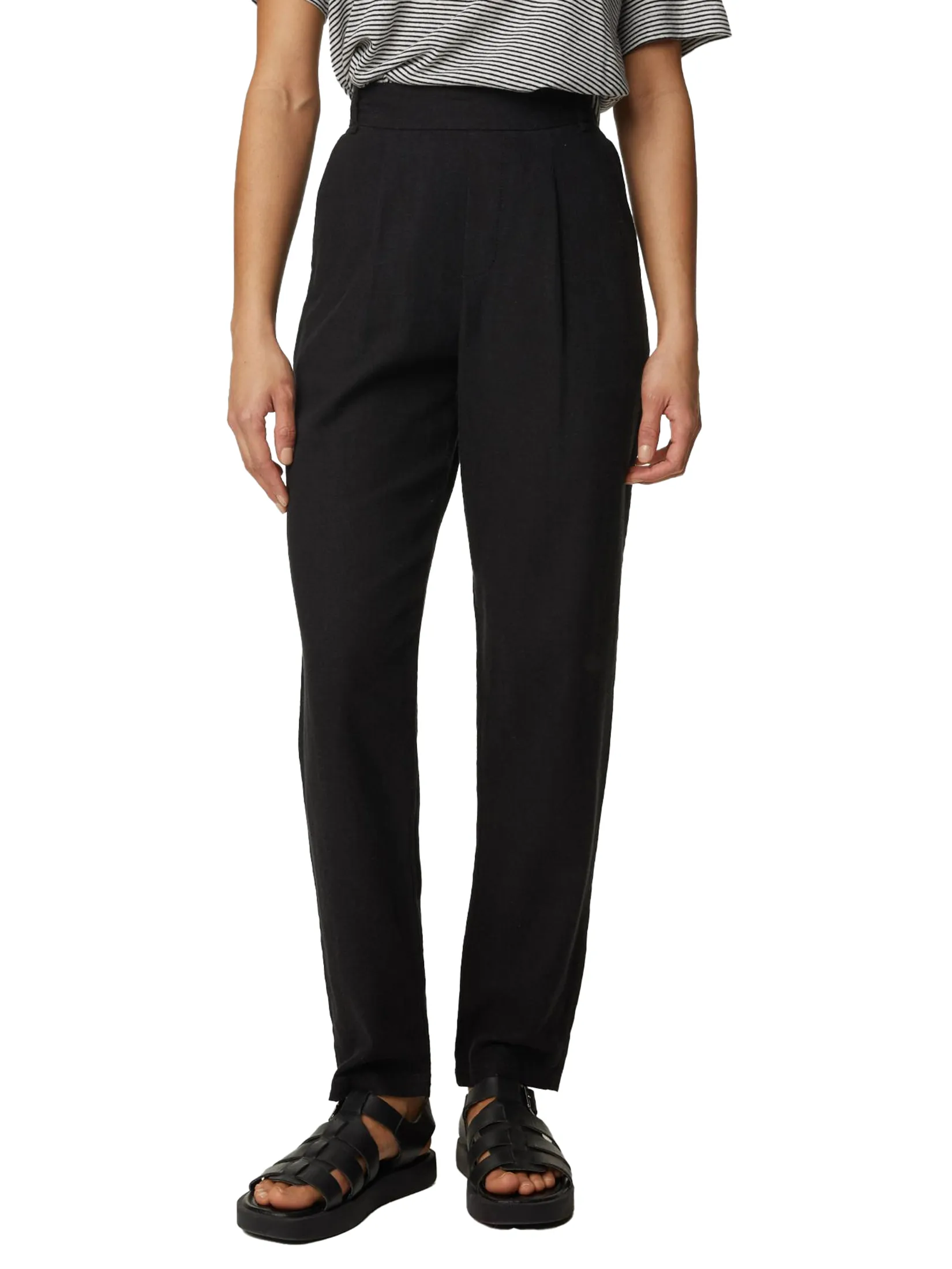 MARKS & SPENCER Women TrousersTapered Linen Rich MARKS & SPENCER Women TrousersTapered Linen Rich