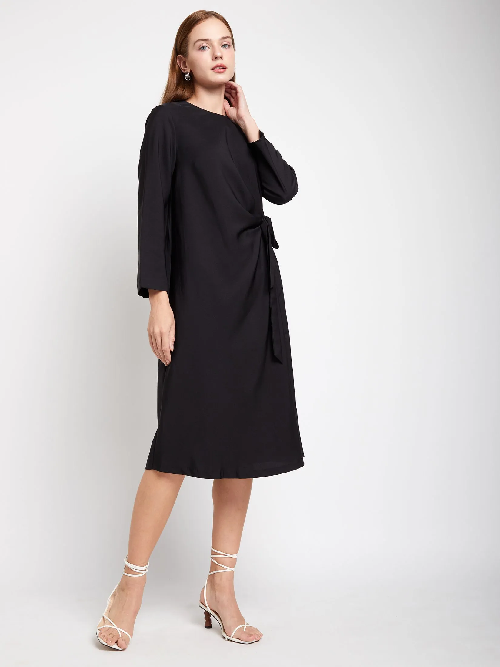 NEXT PHASE Women Dress 3/4 Sleeves Round Neck NEXT PHASE Women Dress 3/4 Sleeves Round Neck