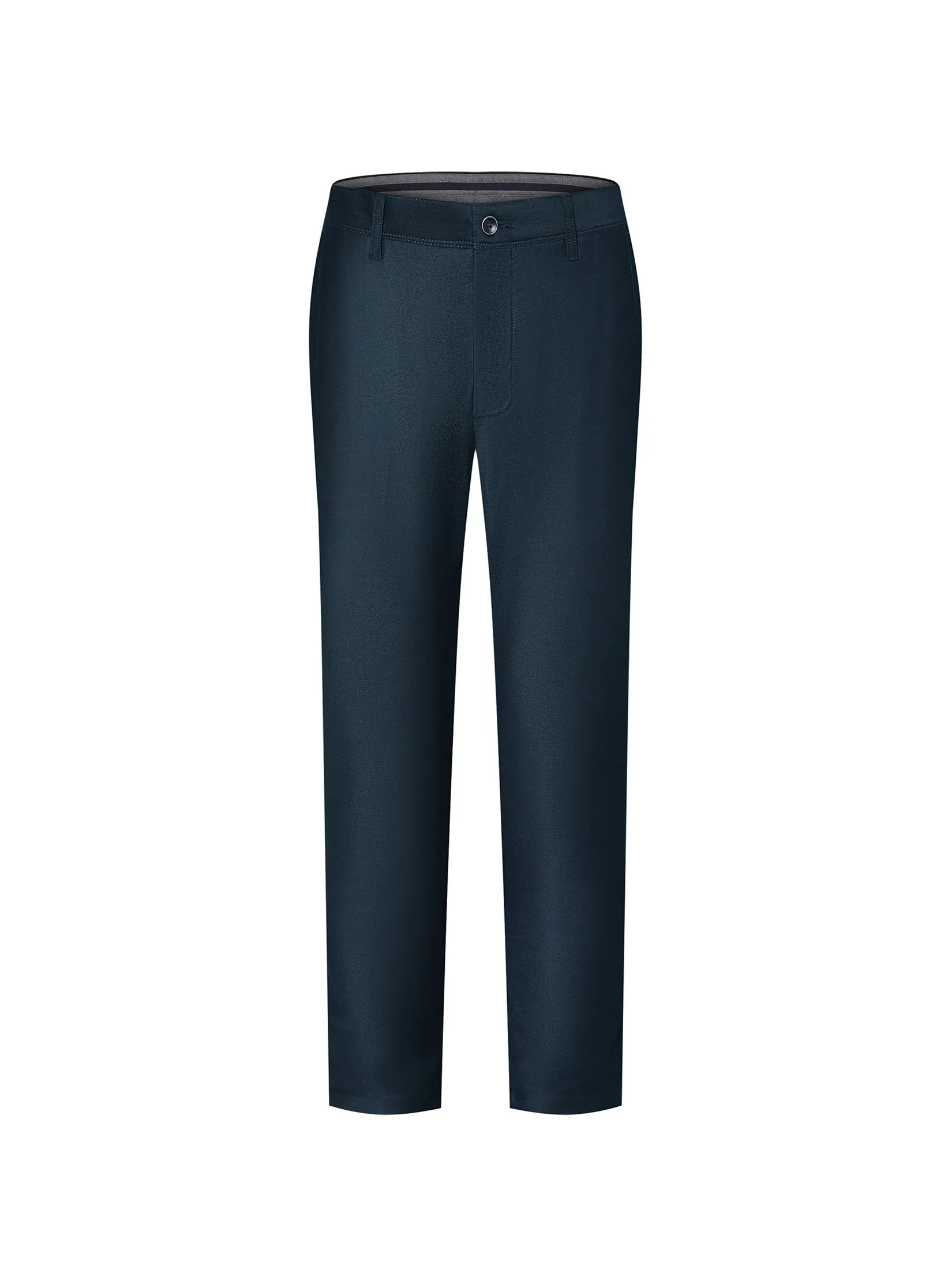 G2000 Men Clothing Soft Cotton Rich Stretch Casual Pants  Slim Tapered Fit - Navy