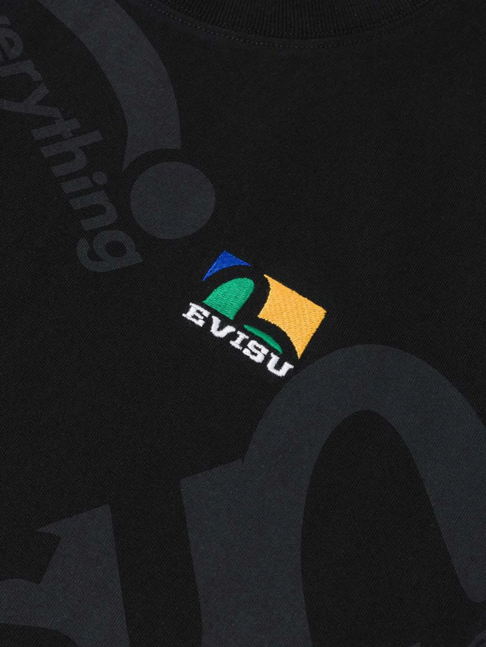 EVISU Men T-Shirt Allover Logo and Seagull Print Regular Fit EVISU Men T-Shirt Allover Logo and Seagull Print Regular Fit