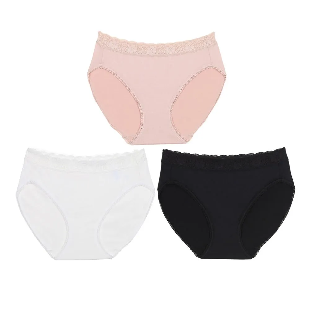 WACOAL Multicolor Bikini Panty WU1T35 Pack 3 Pcs.(CR) WACOAL Multicolor Bikini Panty WU1T35 Pack 3 Pcs.(CR)