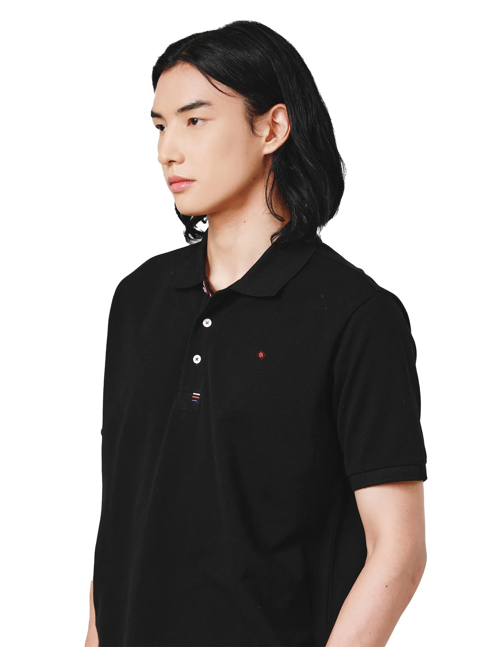 JOHN HENRY Men's Polo (Slim Fit) ESSENTIALS Black JOHN HENRY Men's Polo (Slim Fit) ESSENTIALS Black