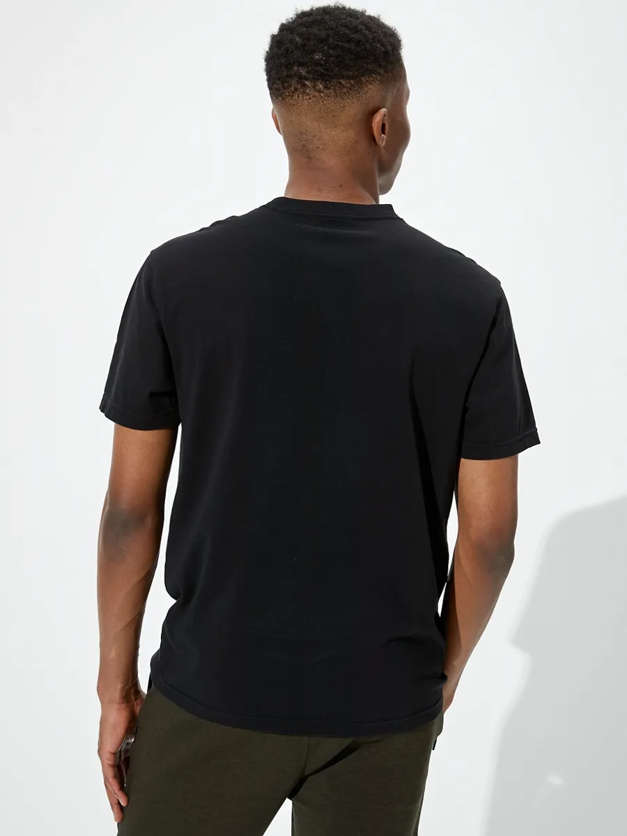 American Eagle SS CORE P/C DYE NEW EAGLE 001 BLACK American Eagle SS CORE P/C DYE NEW EAGLE 001 BLACK