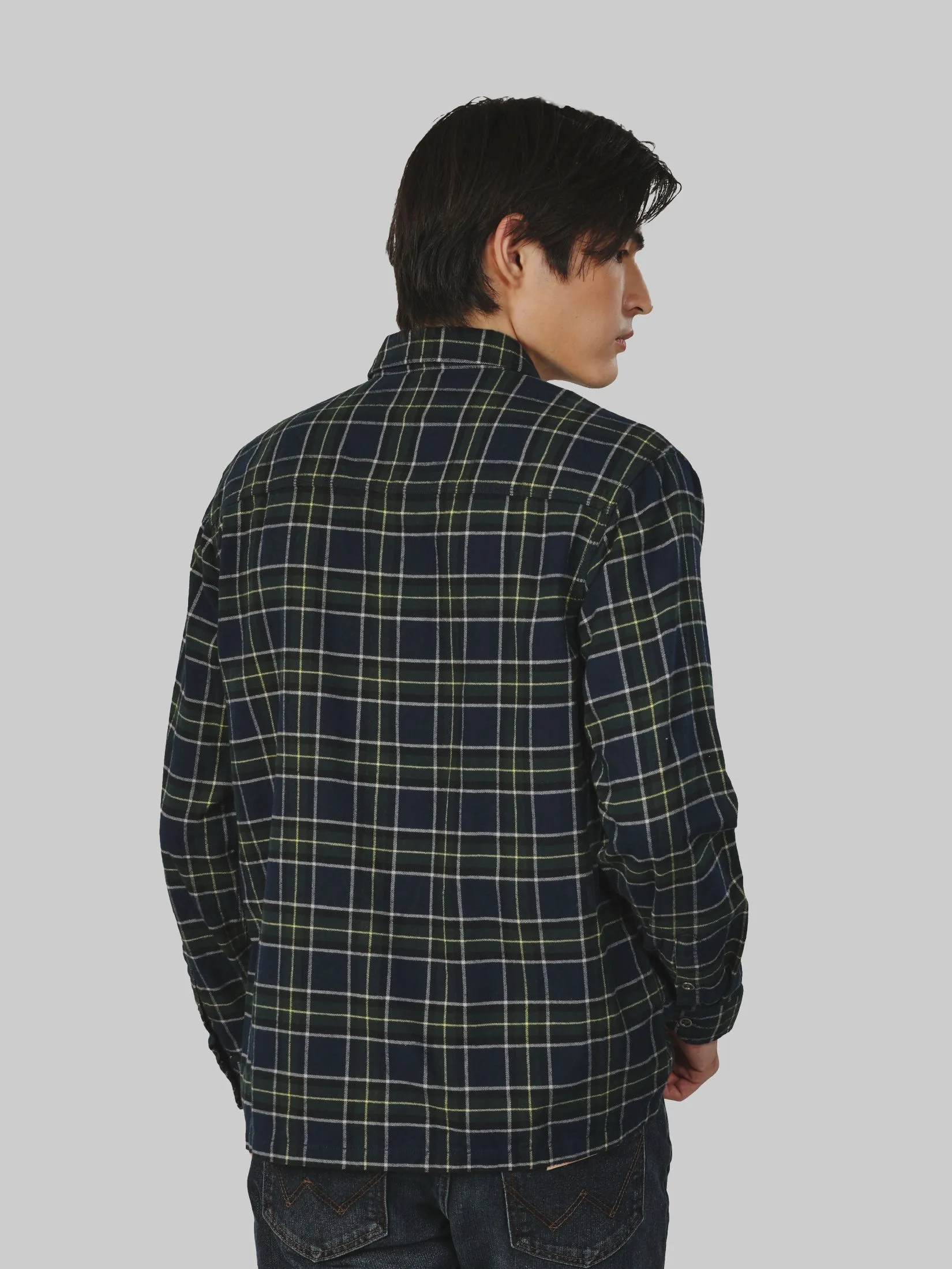 WRANGLER Men's Shirt Long Sleeve Casey Jones Collection Regular Fit Dark Green WRANGLER Men's Shirt Long Sleeve Casey Jones Collection Regular Fit Dark Green