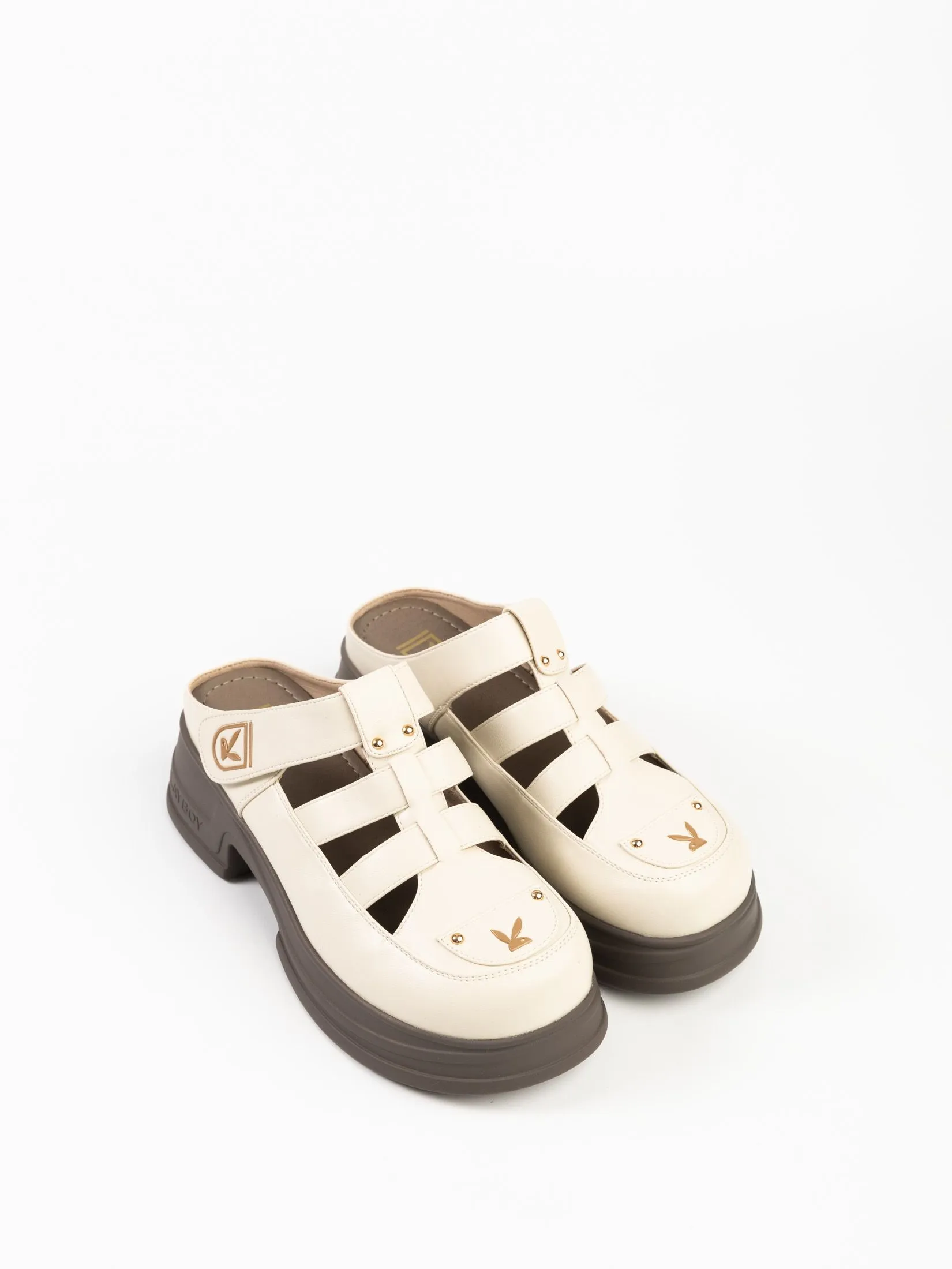 PLAYBOY PLAYBOY Women Wedge heels ST-H252C1209 Cream PLAYBOY PLAYBOY Women Wedge heels ST-H252C1209 Cream