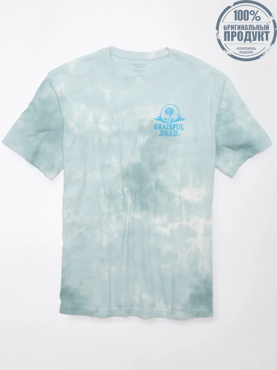 American Eagle MEN G SS GDEAD 3RD PARTY SET IN TEE- PC DYE + COUNTRY WASH 401 LIGHT BLUE American Eagle MEN G SS GDEAD 3RD PARTY SET IN TEE- PC DYE + COUNTRY WASH 401 LIGHT BLUE