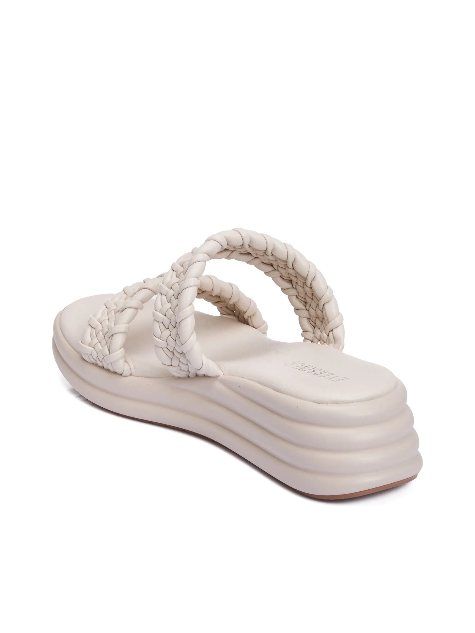 EVERSINCE Women Wedge Sandals With Braided Strap EVERSINCE Women Wedge Sandals With Braided Strap