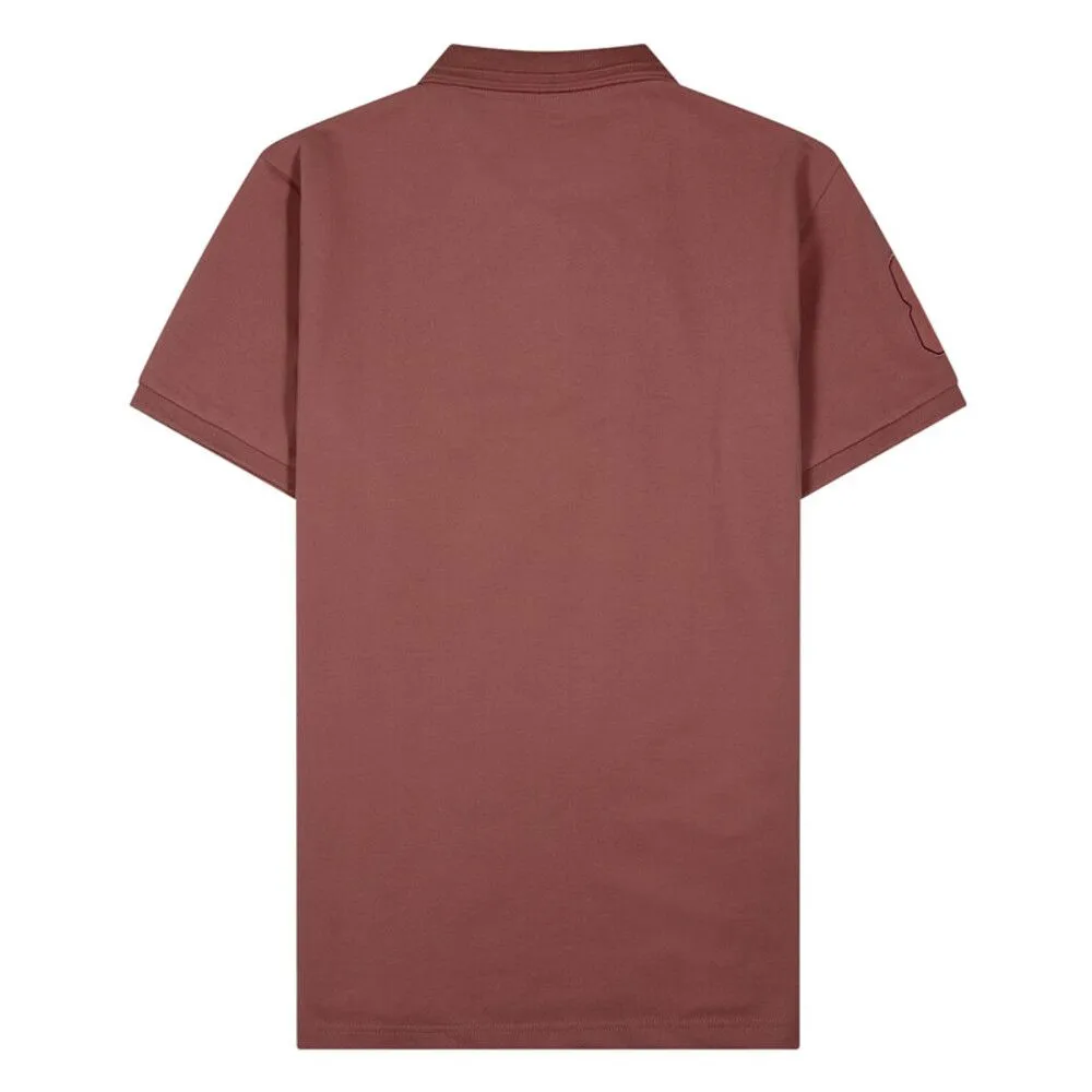 GIORDANO Brown Men's 3D Lion Cotton Lycra Pique Polo GIORDANO Brown Men's 3D Lion Cotton Lycra Pique Polo