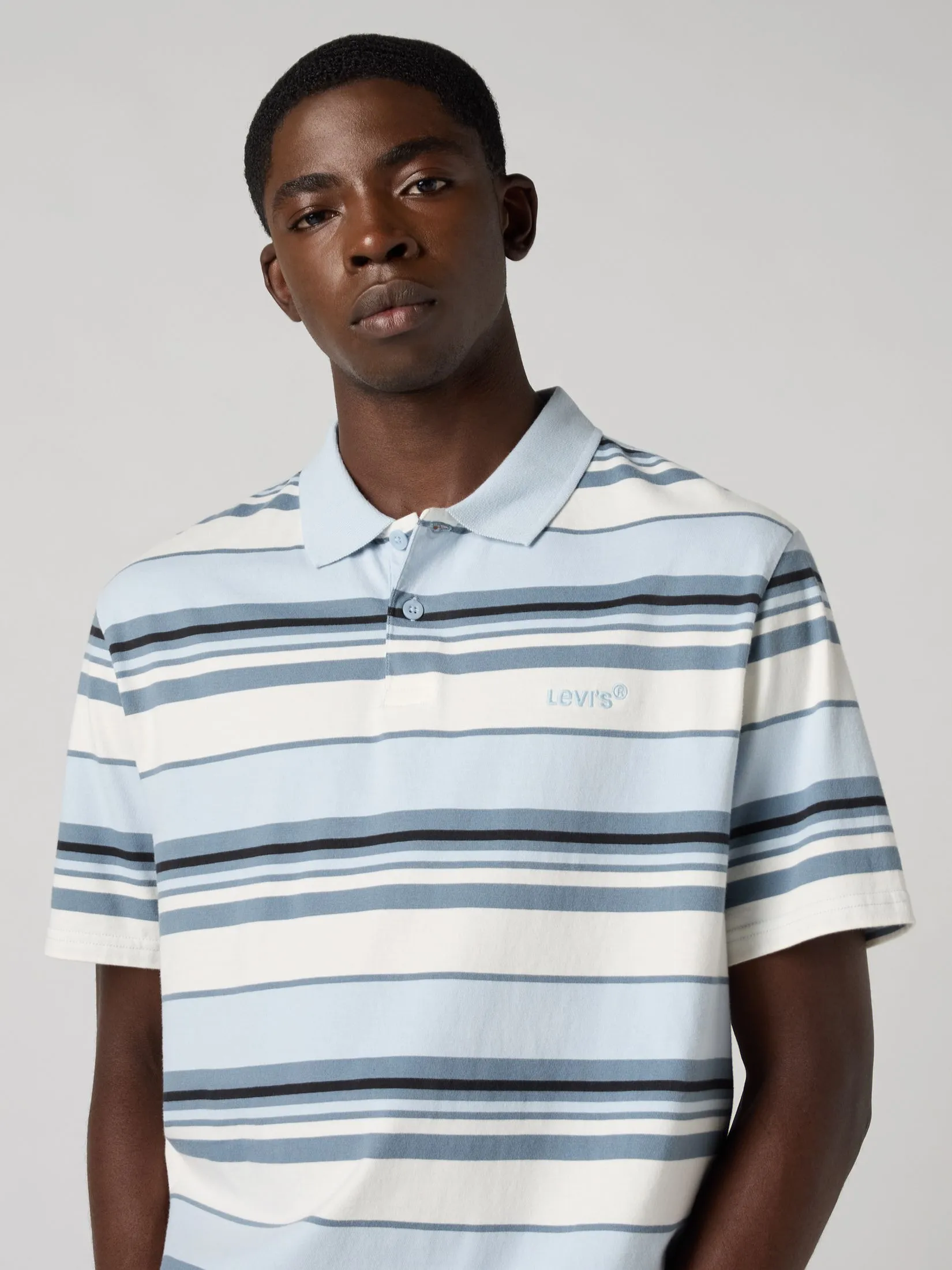 LEVI'S Men's Authentic Polo Blue LEVI'S Men's Authentic Polo Blue