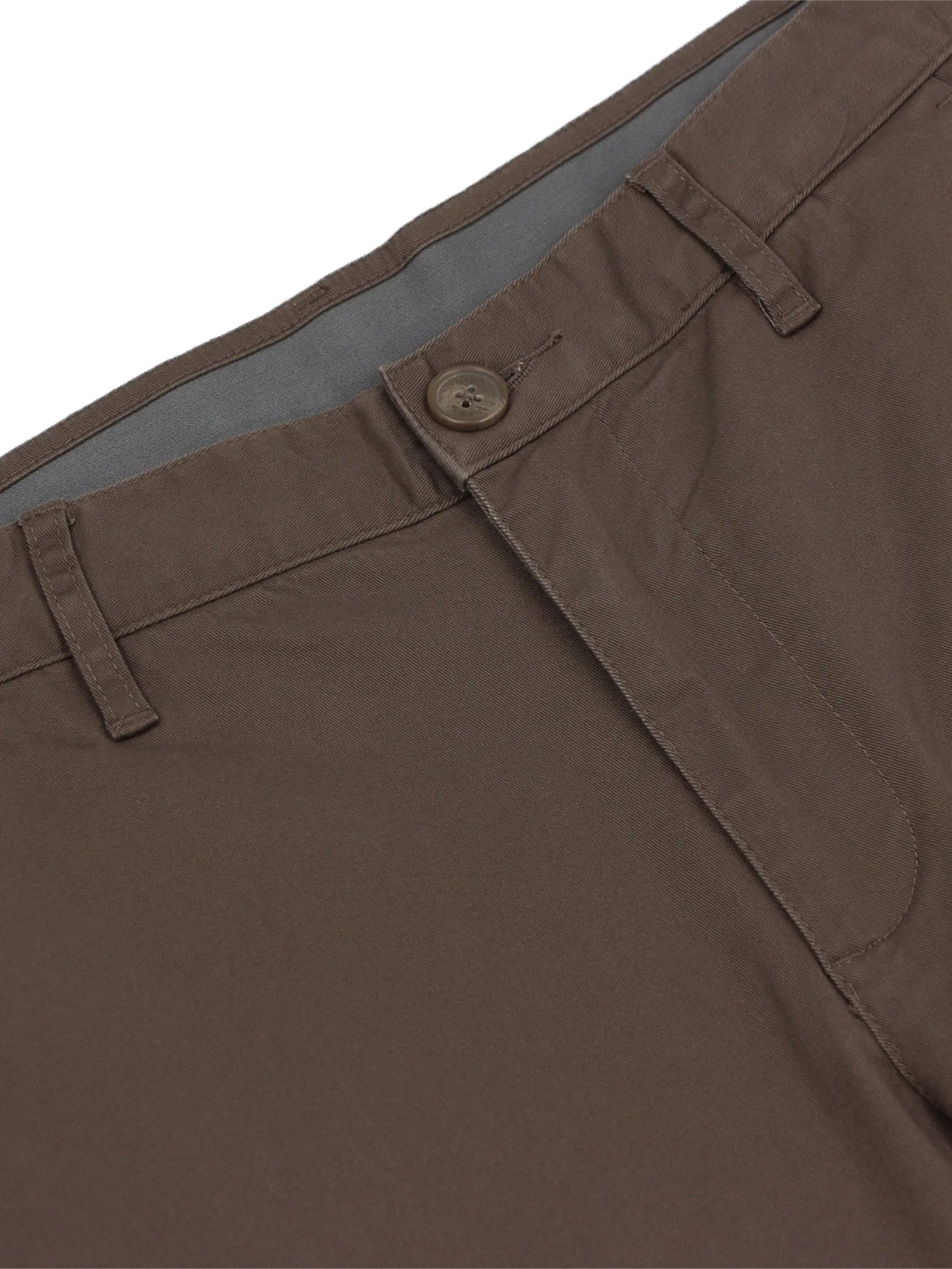 GIORDANO Men's Super Stretch Easy Care Pants (180 Waistband) Slate brown