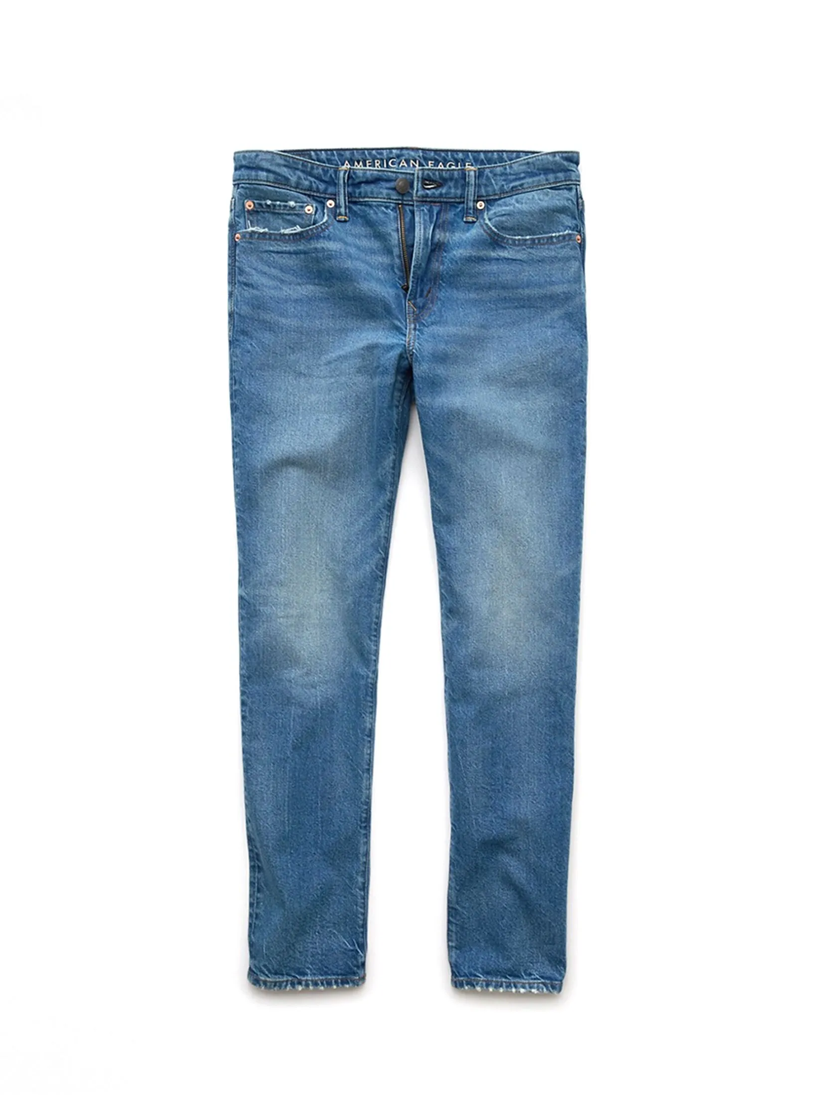 American Eagle MEN MEDIUM CLEAN SLIM STRAIGHT 857 MEDIUM BRIGHT INDIGO
