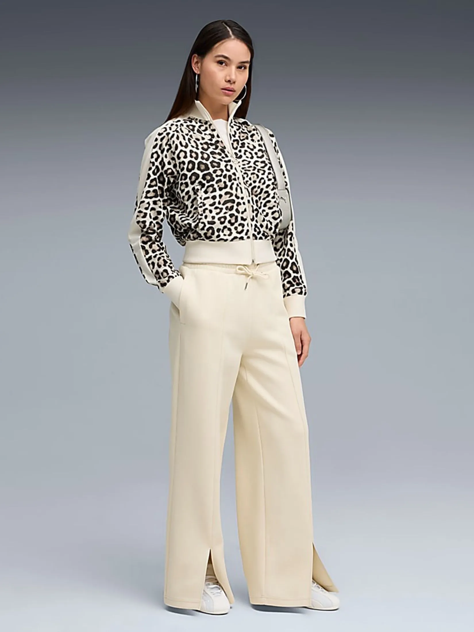 PUMA Women Pants Wardrobe Essentials Relaxed 632053-87 Alpine Snow PUMA Women Pants Wardrobe Essentials Relaxed 632053-87 Alpine Snow