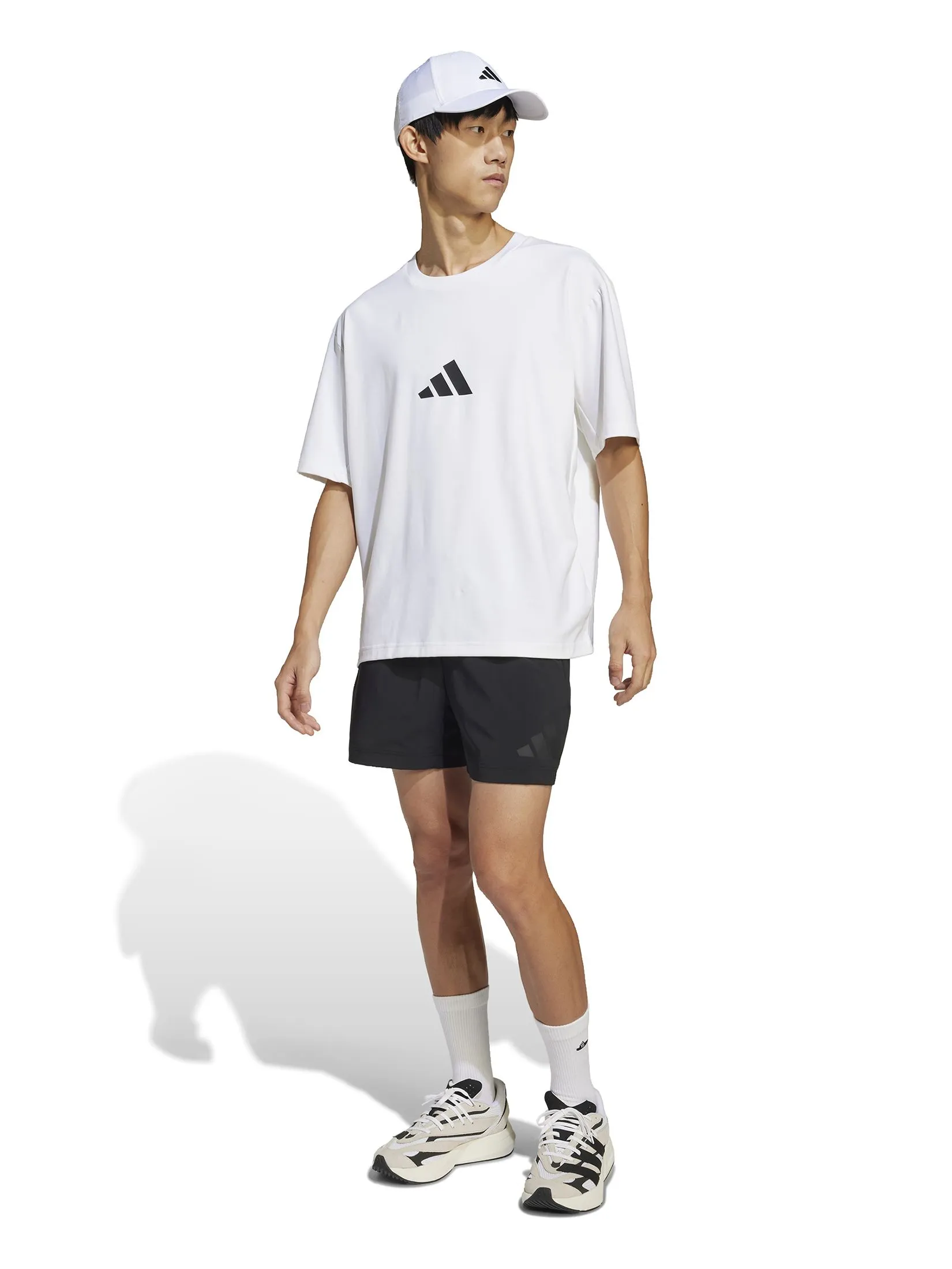ADIDAS Men T-Shirt adidas Z.N.E. Loose-Fit White ADIDAS Men T-Shirt adidas Z.N.E. Loose-Fit White