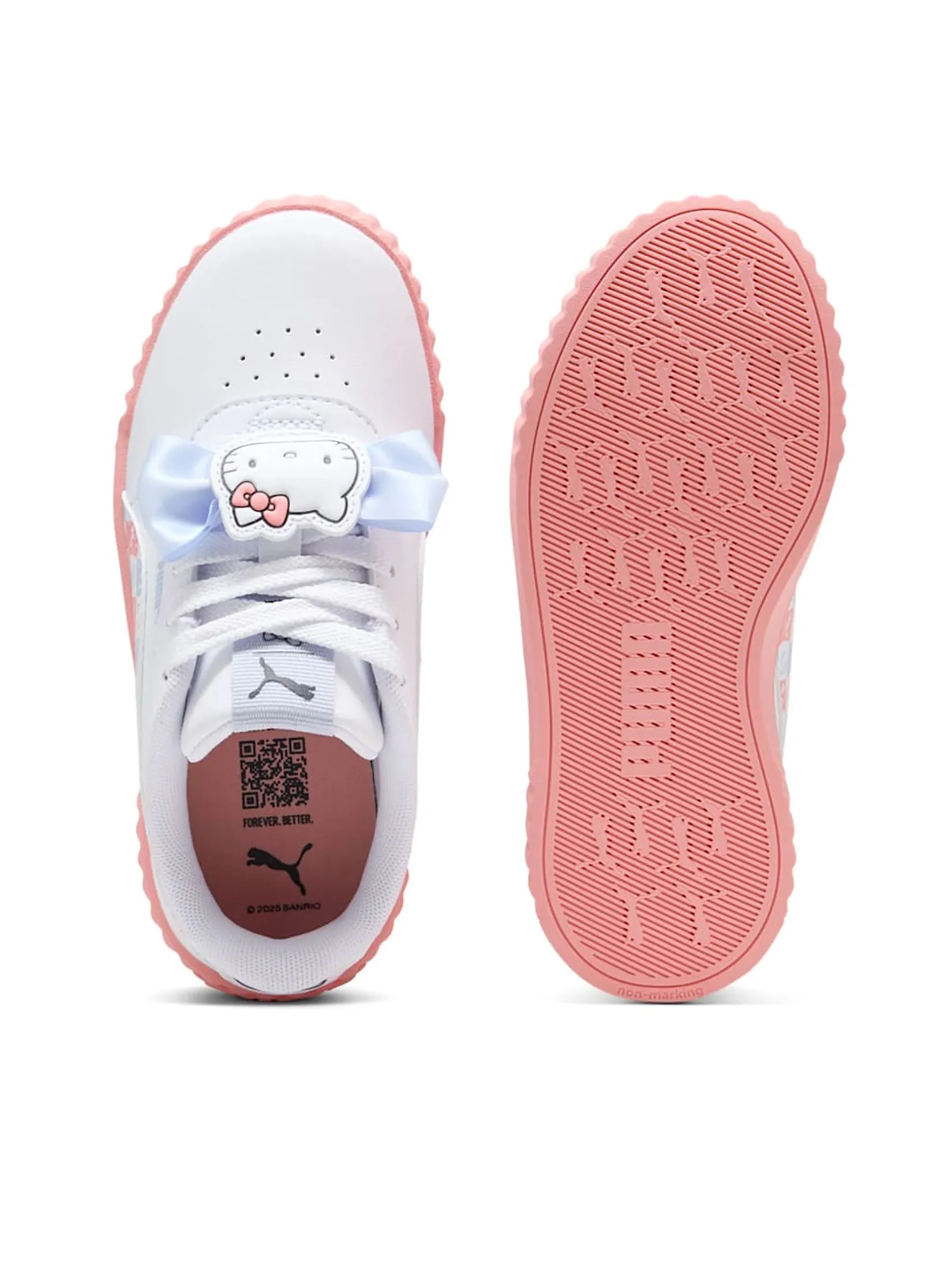 PUMA KIDS Girl Toddler Sneakers Puma X Hello Kitty And Friends Carina 3.0 PUMA White-Pink Fruit-Cool Weather PUMA KIDS Girl Toddler Sneakers Puma X Hello Kitty And Friends Carina 3.0 PUMA White-Pink Fruit-Cool Weather