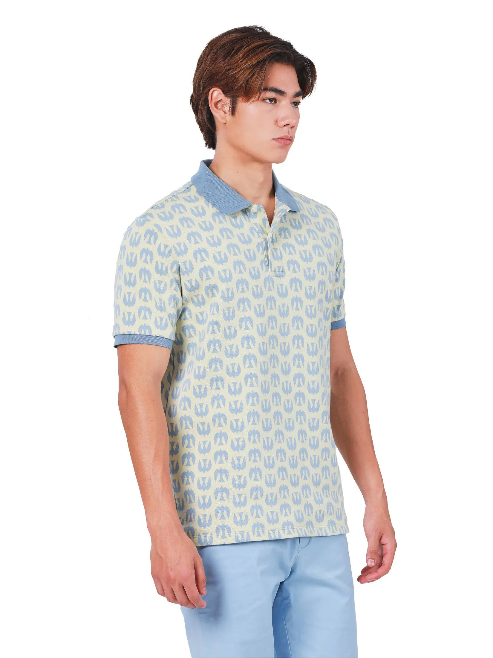 JOHN HENRY Men's Polo (Slim Fit) REJUVENATE VACATION Blue JOHN HENRY Men's Polo (Slim Fit) REJUVENATE VACATION Blue