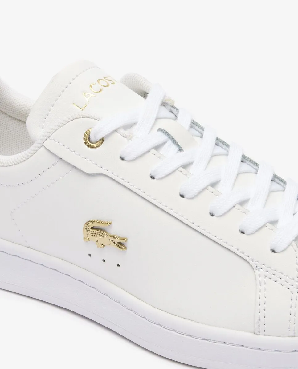 LACOSTE Women’s Carnaby Pro Leather Trainers White LACOSTE Women’s Carnaby Pro Leather Trainers White