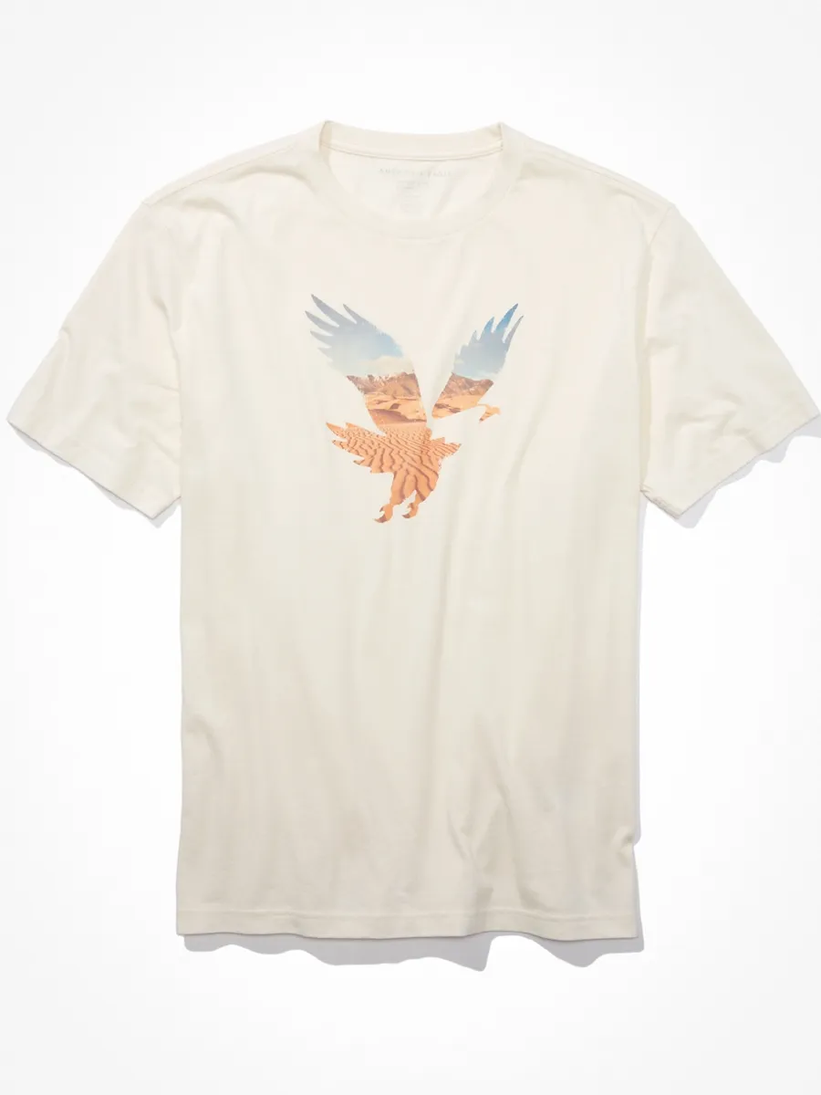 American Eagle MEN SS SET IN TEE- PC DYE + SERIOUSLY SOFT WASH  CREAM American Eagle MEN SS SET IN TEE- PC DYE + SERIOUSLY SOFT WASH  CREAM