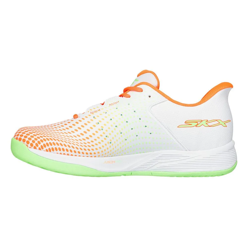 SKECHERS Slip-ins® Relaxed Fit®: Viper Court Reload Men Indoor Court Shoes White - SK108SH685EMTH SKECHERS Slip-ins® Relaxed Fit®: Viper Court Reload Men Indoor Court Shoes White - SK108SH685EMTH