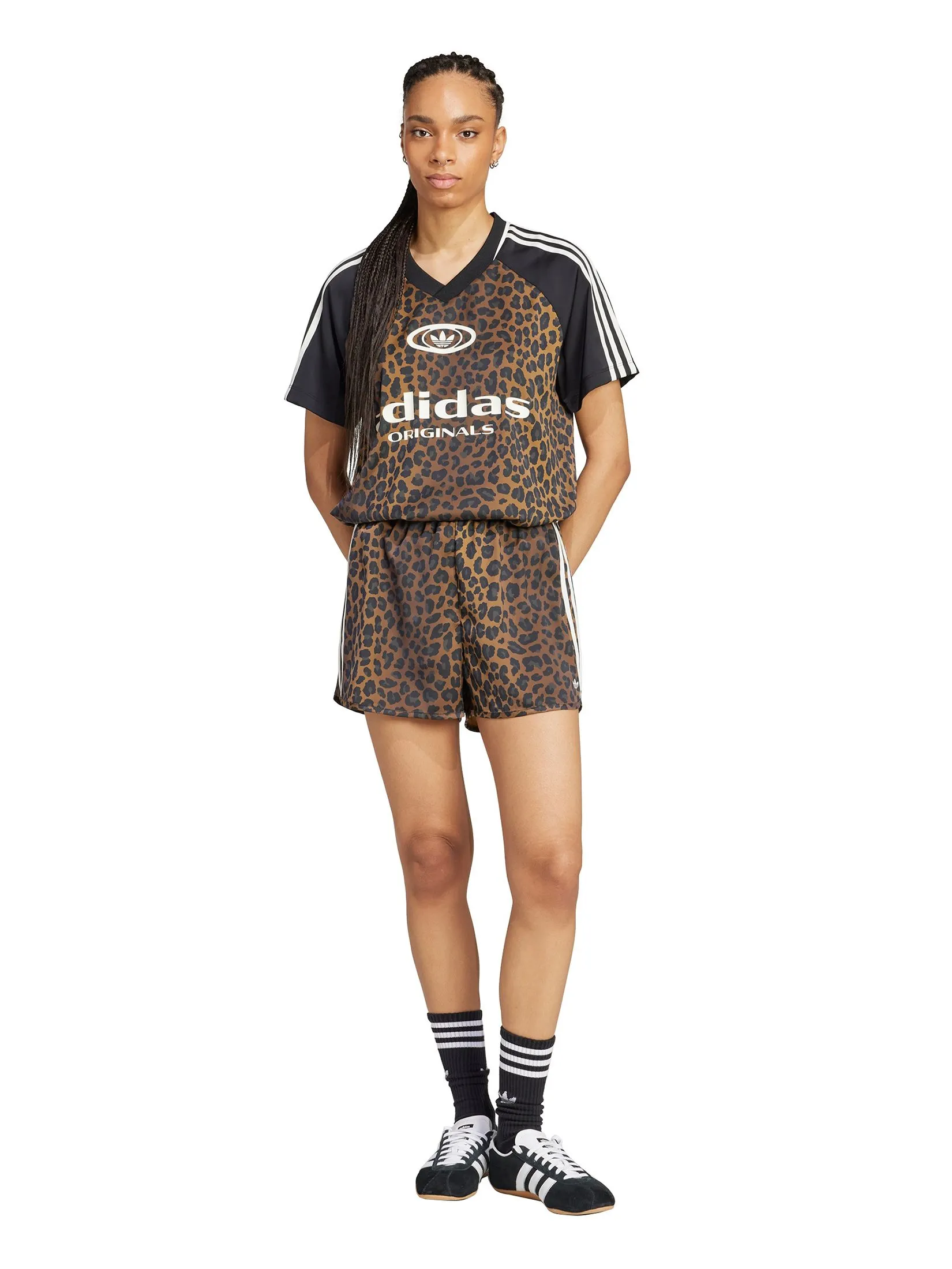 ADIDAS Women Shorts Adidas Originals Satin KA2673 Dark Brown ADIDAS Women Shorts Adidas Originals Satin KA2673 Dark Brown