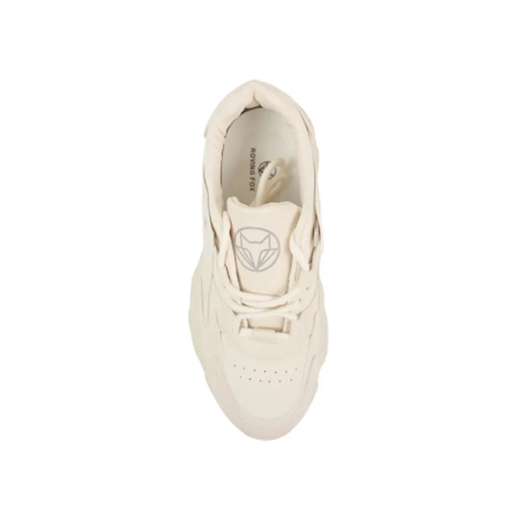 Roving Fox Cream Sneakers FW1945 Roving Fox Cream Sneakers FW1945