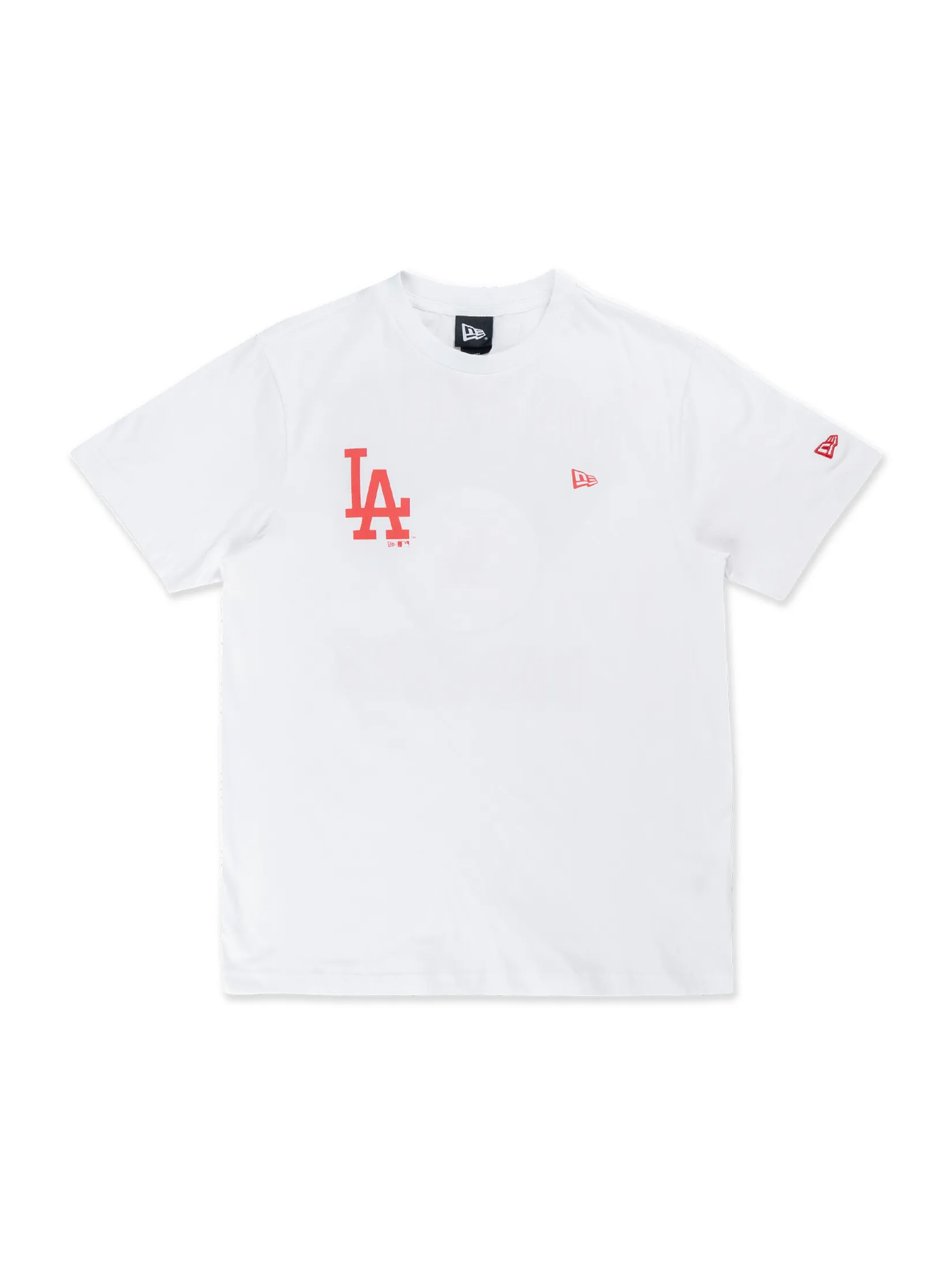 NEW ERA UNISEX SHORT SLEEVE TEE ESSENTIAL LOS ANGELES DODGERS WHITE NEW ERA UNISEX SHORT SLEEVE TEE ESSENTIAL LOS ANGELES DODGERS WHITE