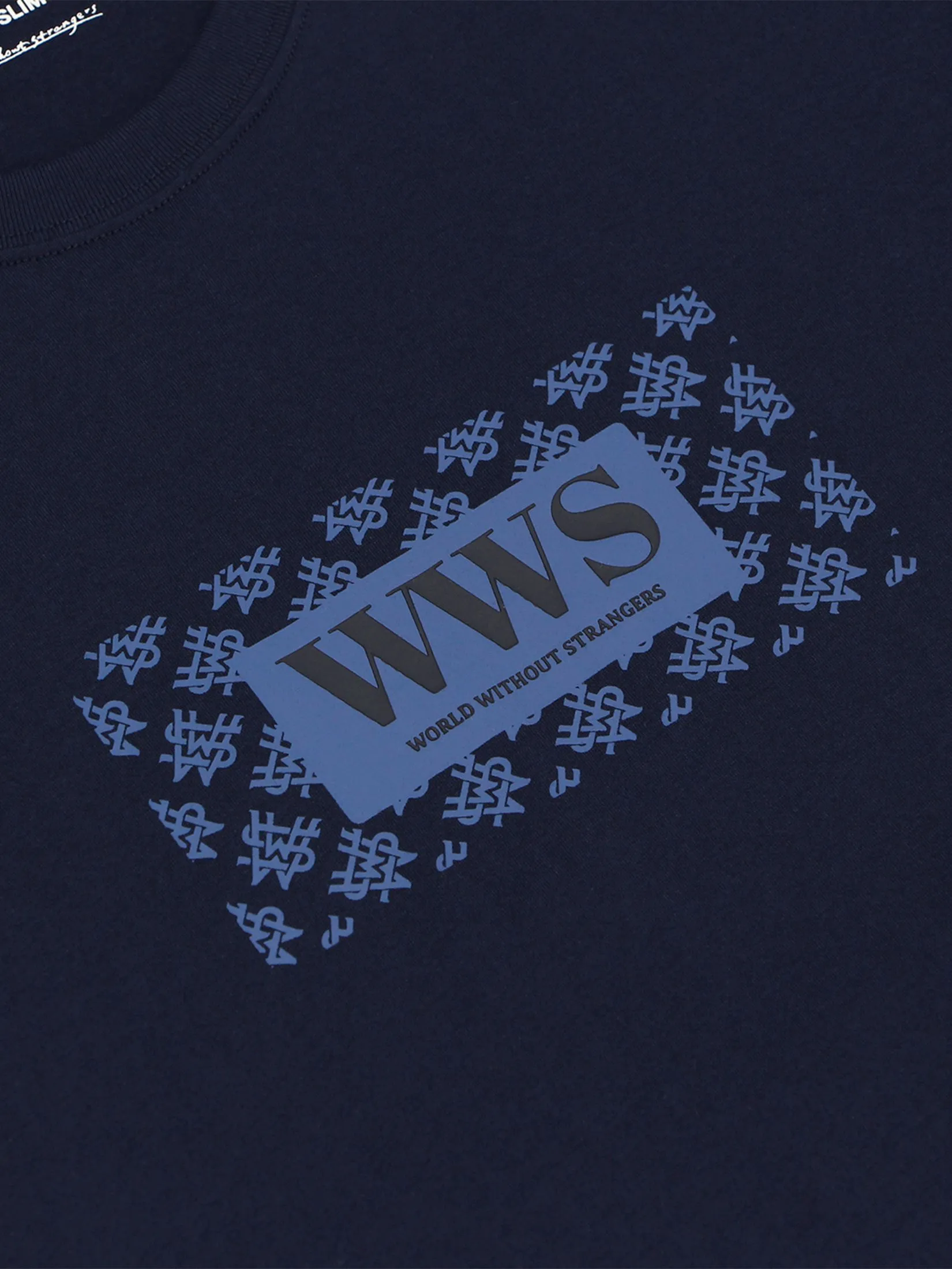 GIORDANO Men's Jersey Slim Printed Tee (WWS) Signature navy GIORDANO Men's Jersey Slim Printed Tee (WWS) Signature navy
