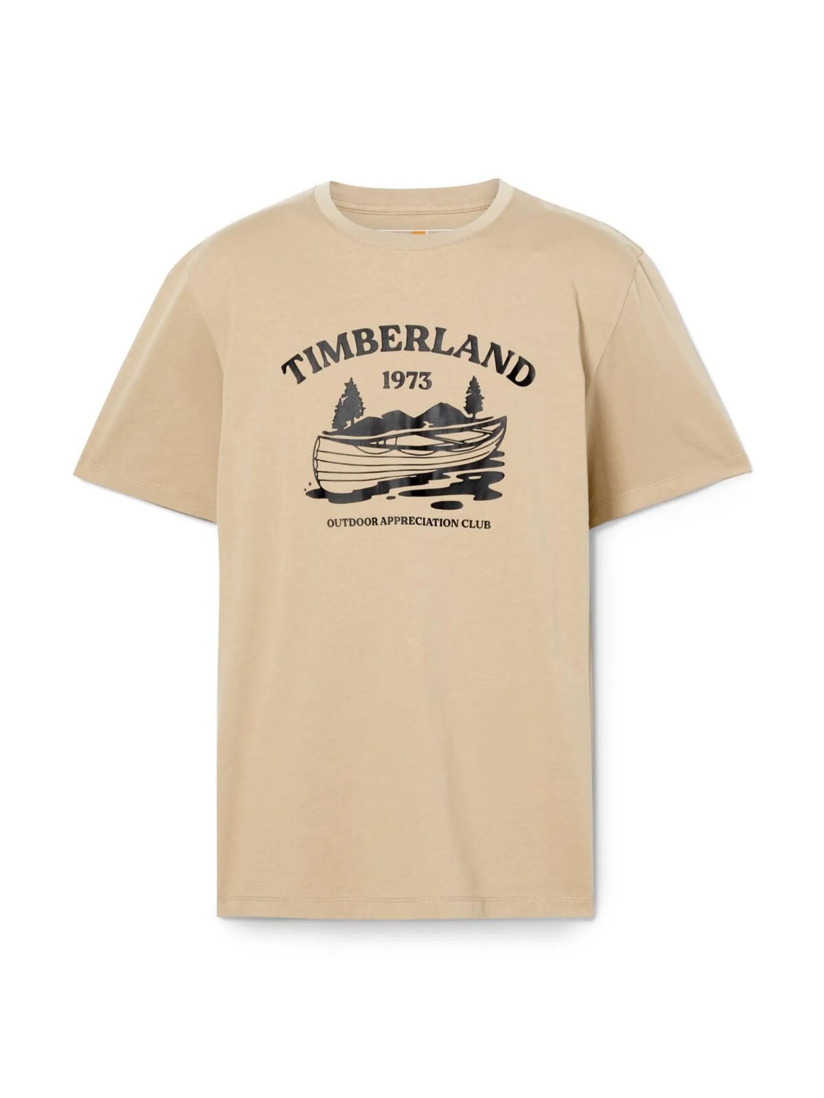 TIMBERLAND Men s Outdoor Graphic Short T-SHIRT Beige TIMBERLAND Men s Outdoor Graphic Short T-SHIRT Beige