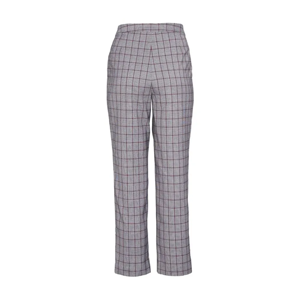 BOUTON Red Glen Plaid Pants No.0C2130 BOUTON Red Glen Plaid Pants No.0C2130