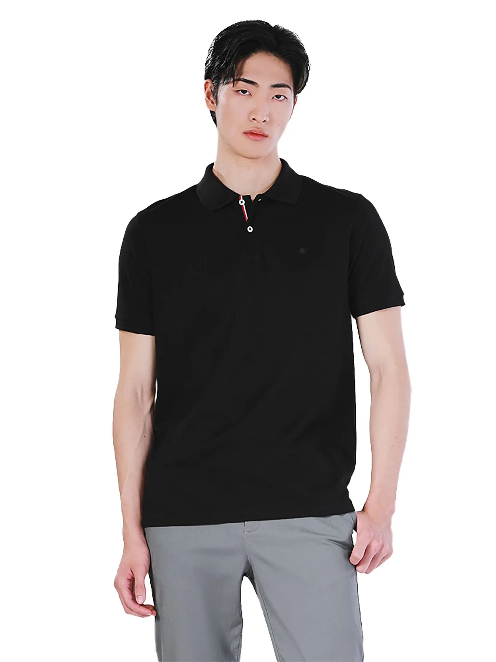 JOHN HENRY Men's Polo (Slim Fit) SDM Black JOHN HENRY Men's Polo (Slim Fit) SDM Black