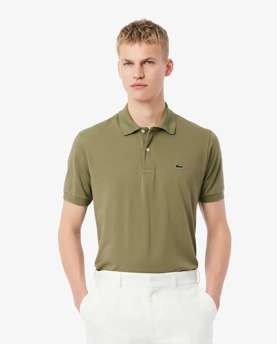 LACOSTE Classic Fit L.12.12 LIGHT Piqu  Polo Shirt Green LACOSTE Classic Fit L.12.12 LIGHT Piqu  Polo Shirt Green