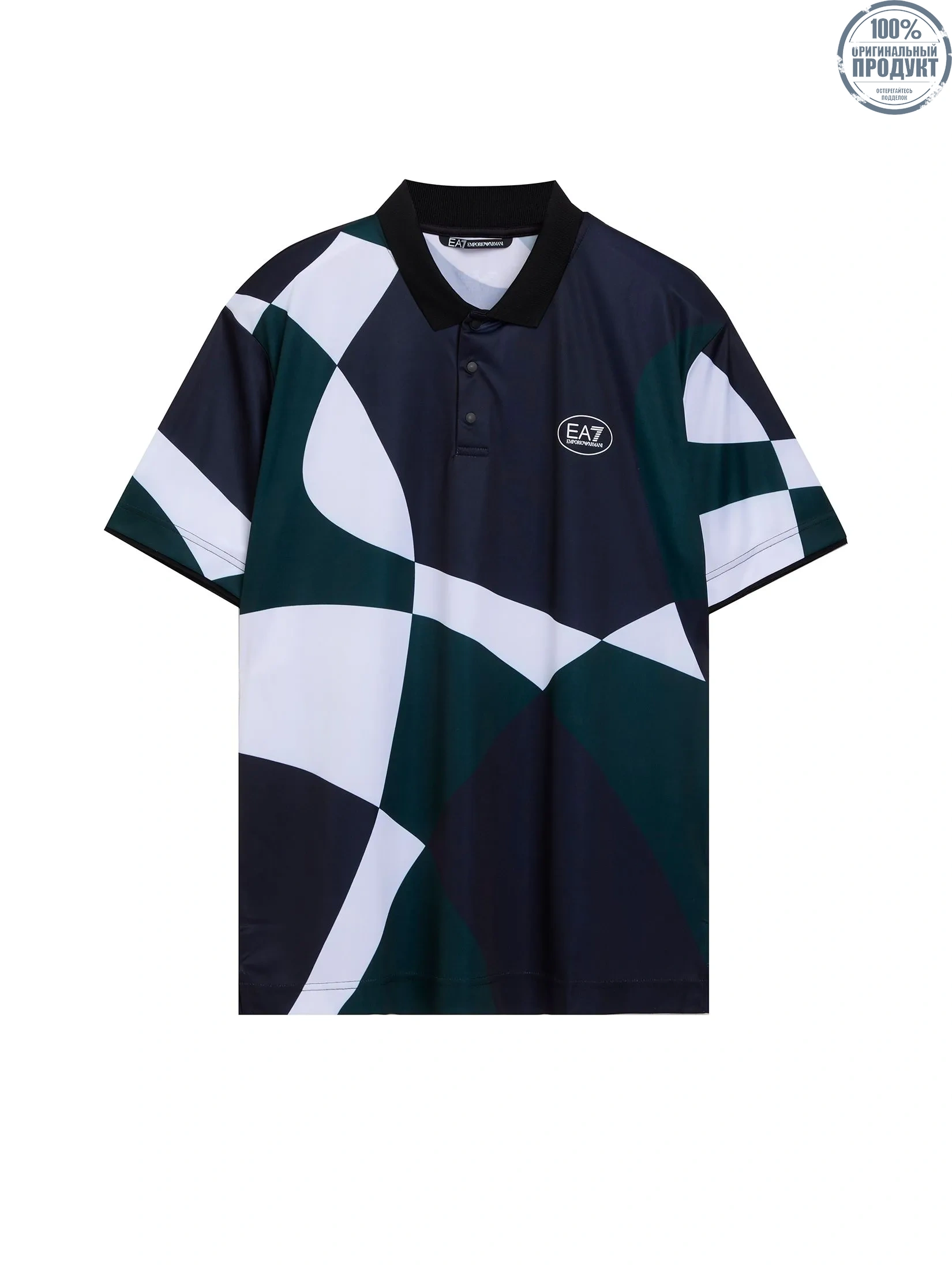 EA7 Men Polo Shirt Short Sleeves FW25 FB170 Fancy Blue Dinamico EA7 Men Polo Shirt Short Sleeves FW25 FB170 Fancy Blue Dinamico