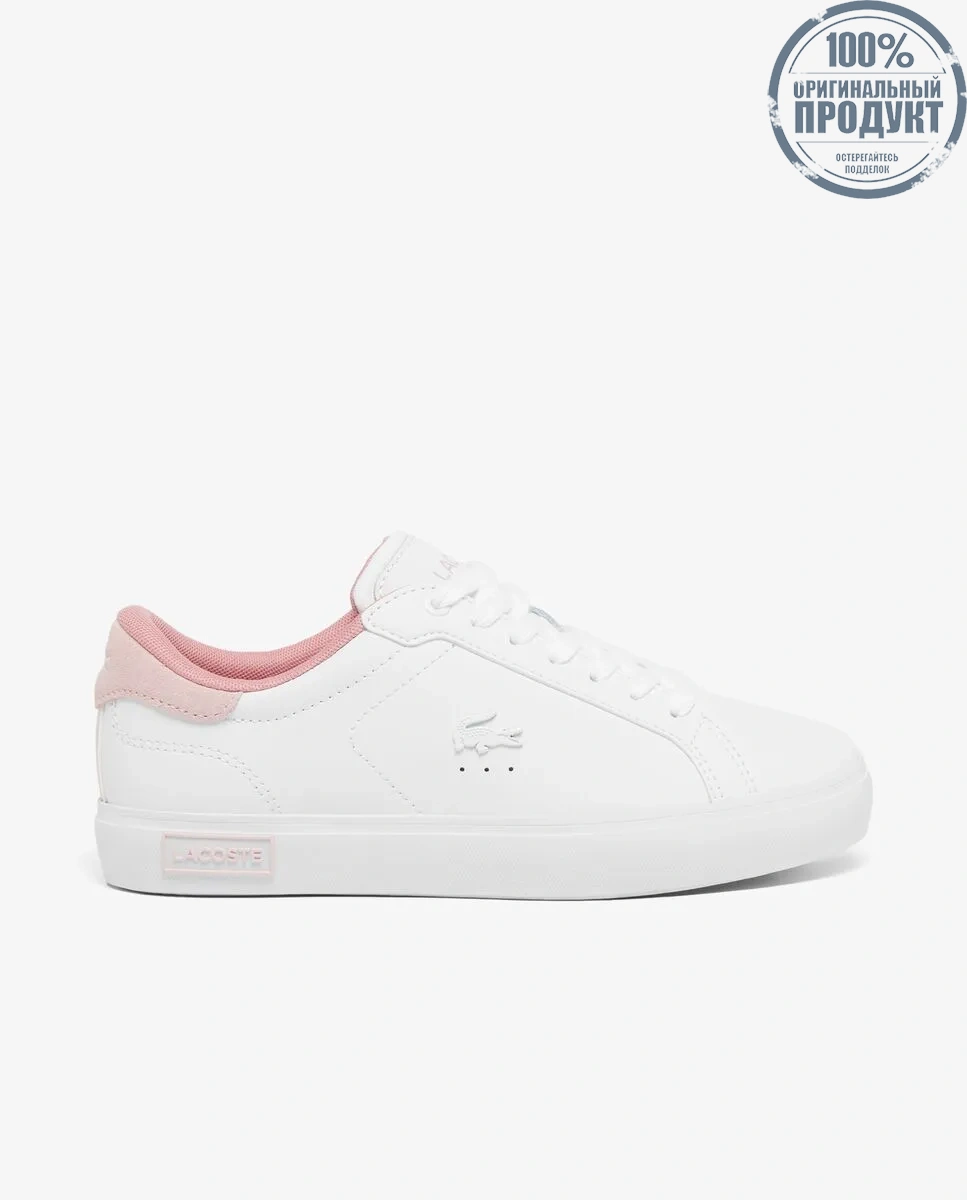 LACOSTE Women’s Powercourt Leather Sneakers White LACOSTE Women’s Powercourt Leather Sneakers White