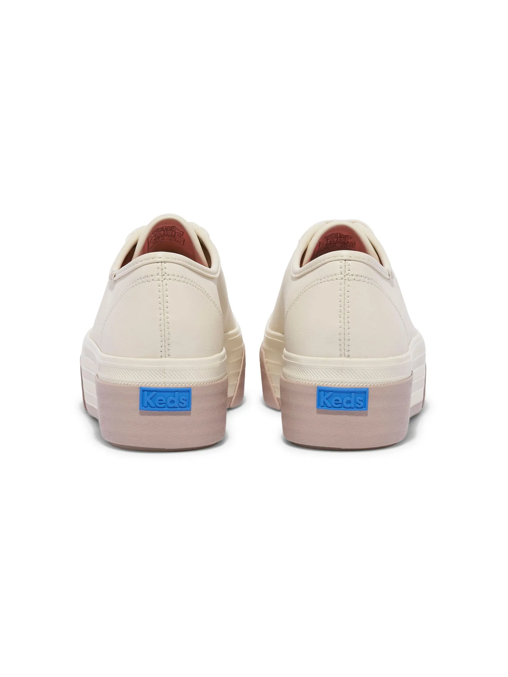 KEDS Women Triple Up Leather Bump Foxing Stripe Brown KEDS Women Triple Up Leather Bump Foxing Stripe Brown