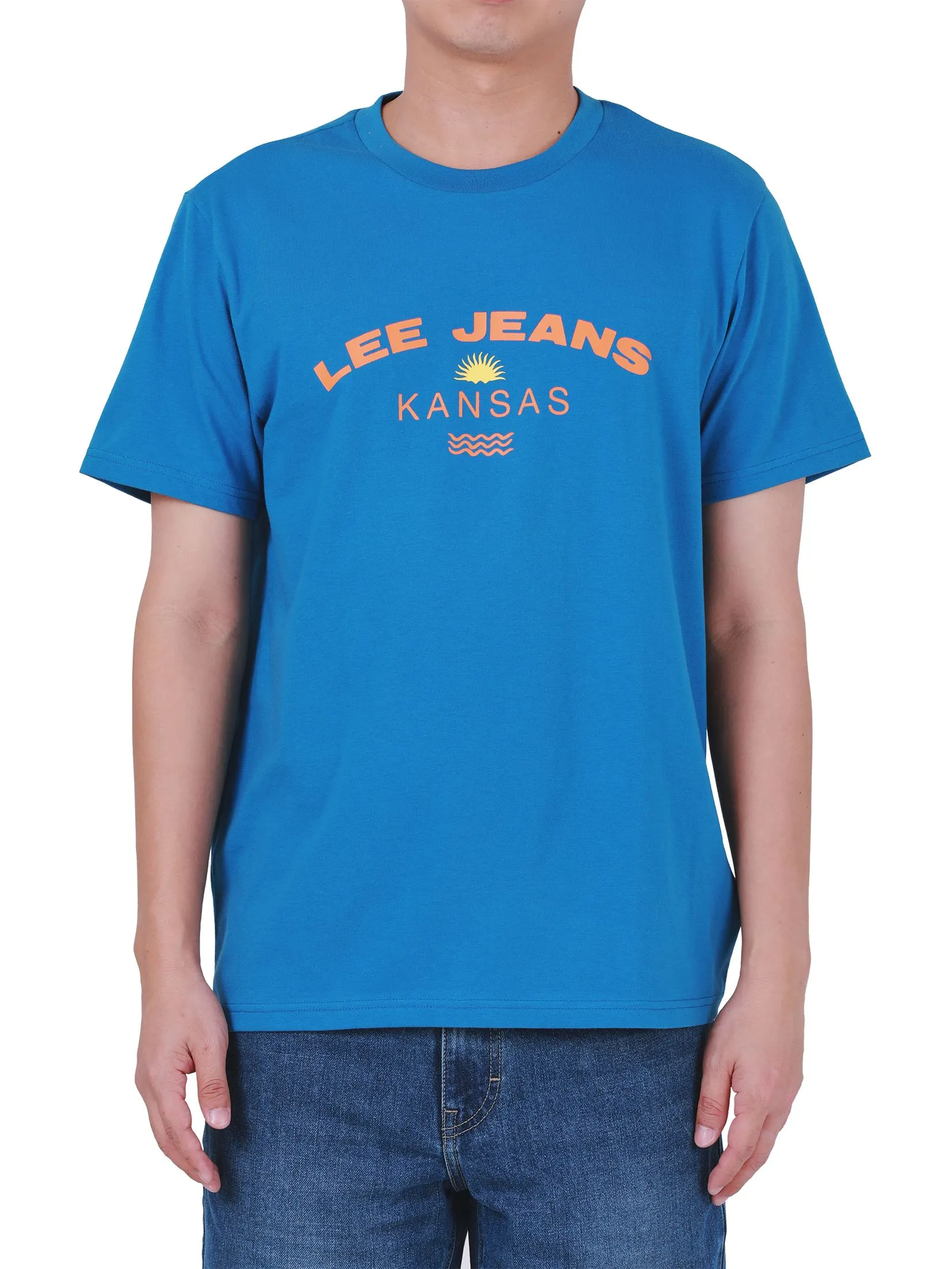 LEE Men's Tee Short Sleeve Regular Fit Blue LEE Men's Tee Short Sleeve Regular Fit Blue