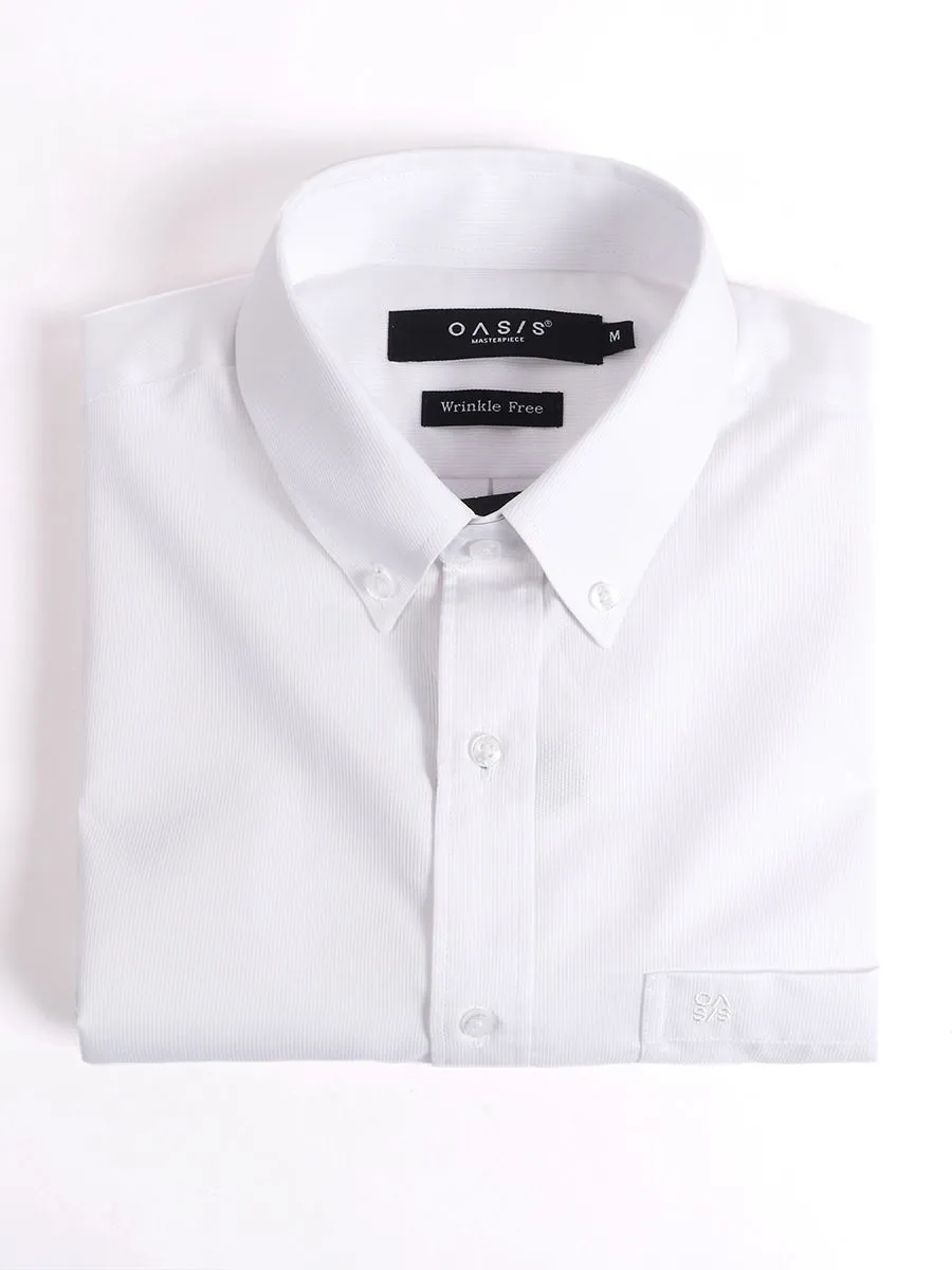 OASIS Men's Short sleeve Shirt White OASIS Men's Short sleeve Shirt White