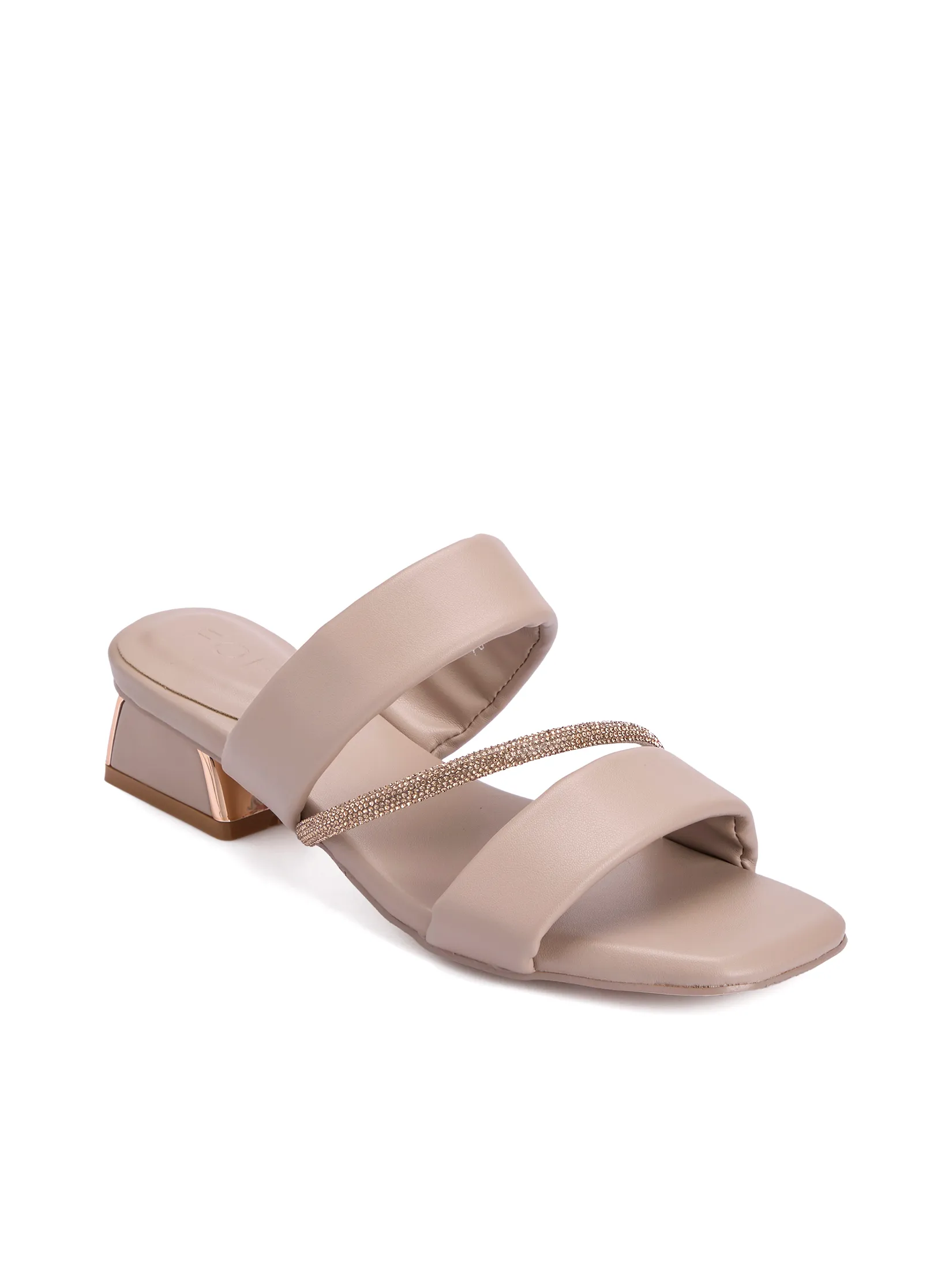FOF Women Heels with Sequinned Strap FOF Women Heels with Sequinned Strap