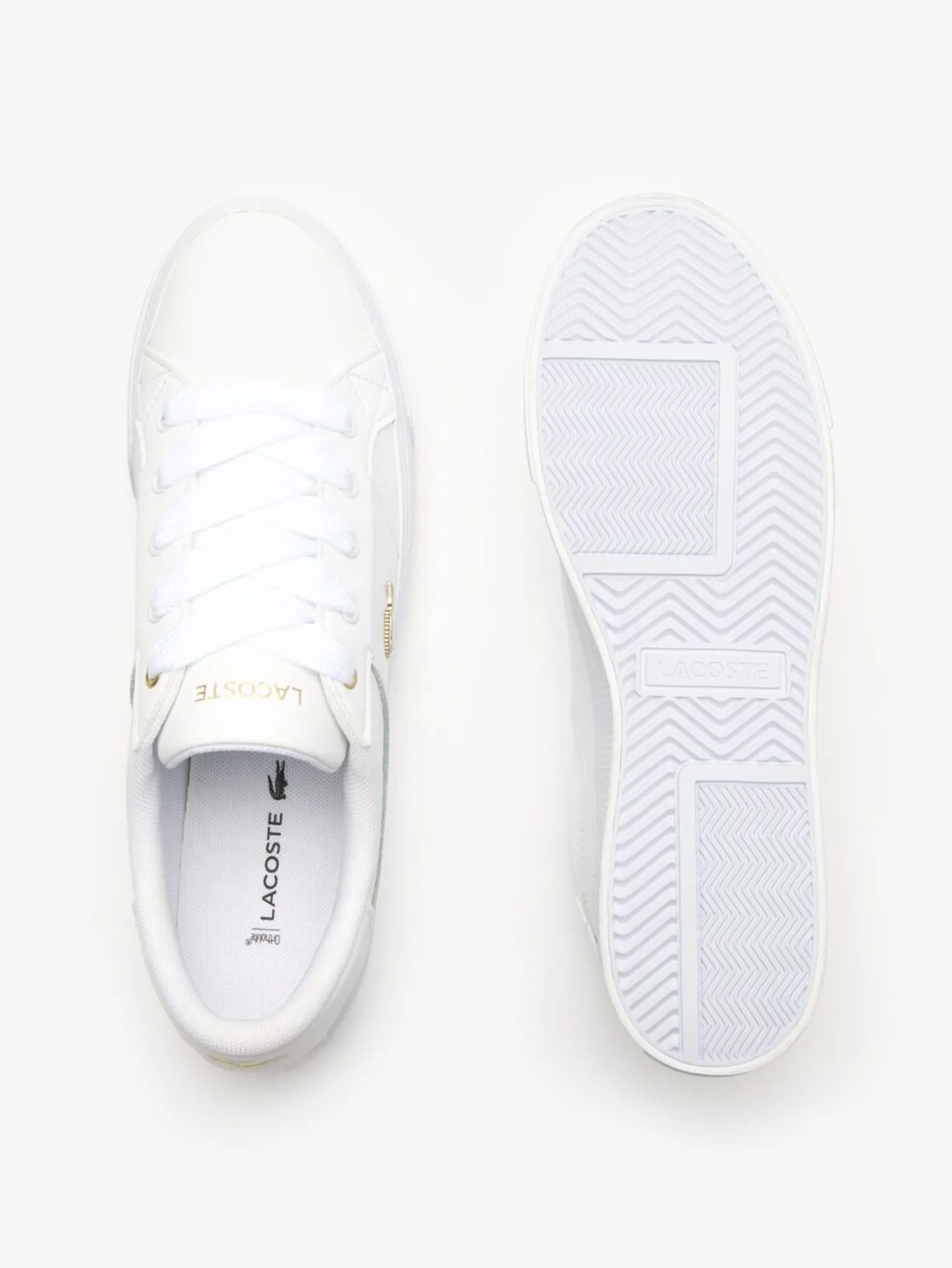 LACOSTE Women’s Ziane Platform Logo Leather Trainers White LACOSTE Women’s Ziane Platform Logo Leather Trainers White