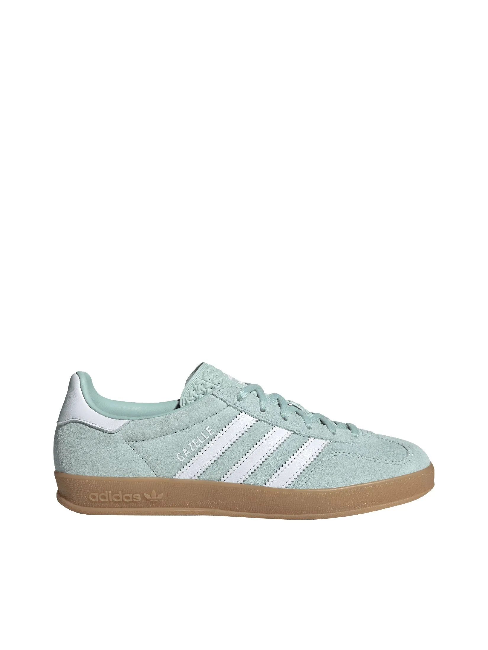 ADIDAS Women Sneakers Gazelle Indoor JS1396 Green / Ash Green / Gum 3 / Ftwr White ADIDAS Women Sneakers Gazelle Indoor JS1396 Green / Ash Green / Gum 3 / Ftwr White