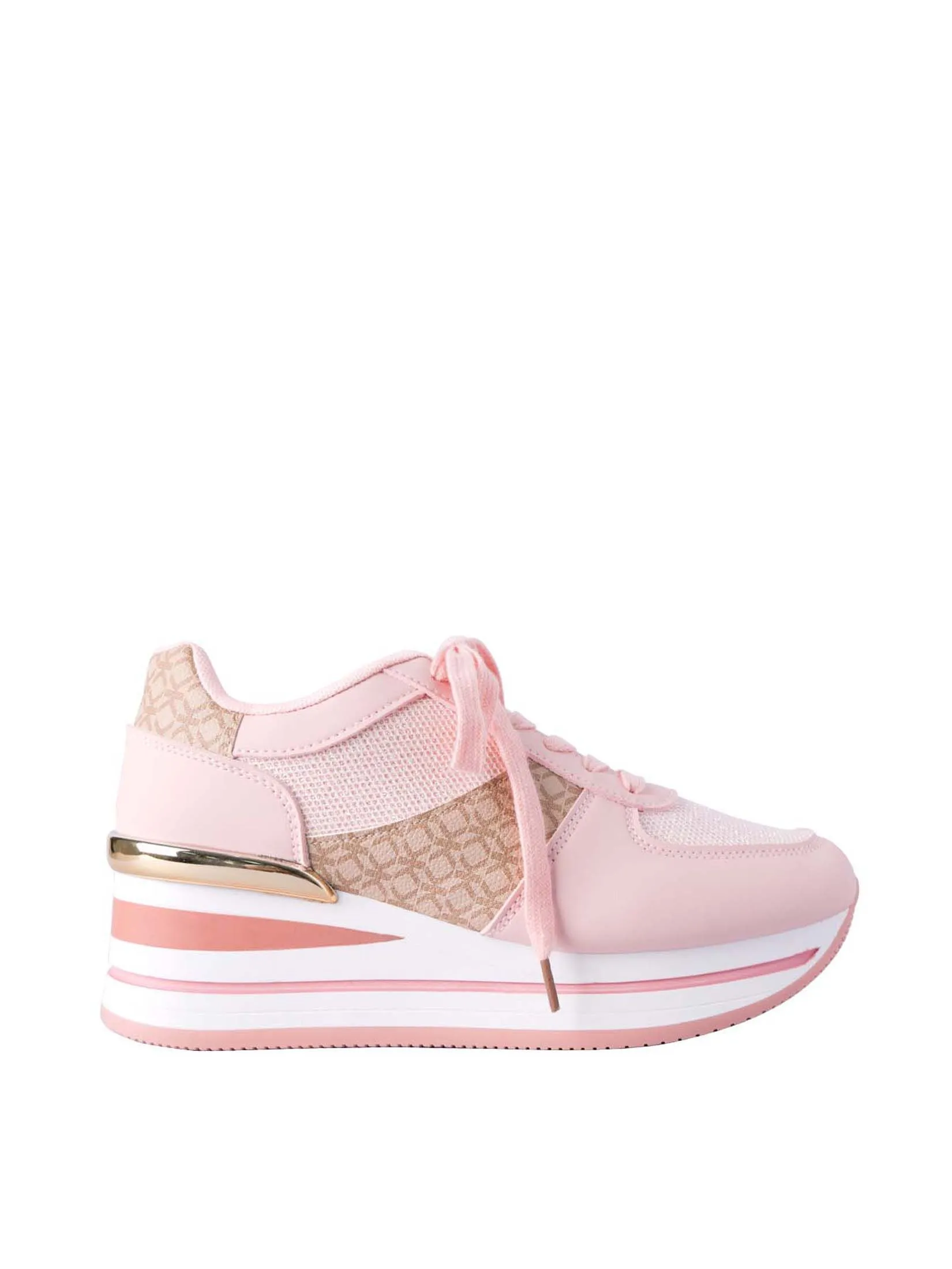 VILLAINS SF FAYE Chunky Sneakers PINK VILLAINS SF FAYE Chunky Sneakers PINK