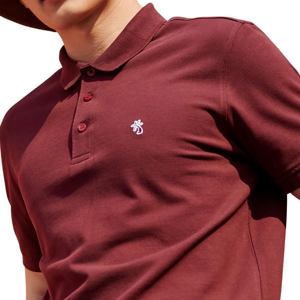 OASIS Men's Polo Shirt Maroon
