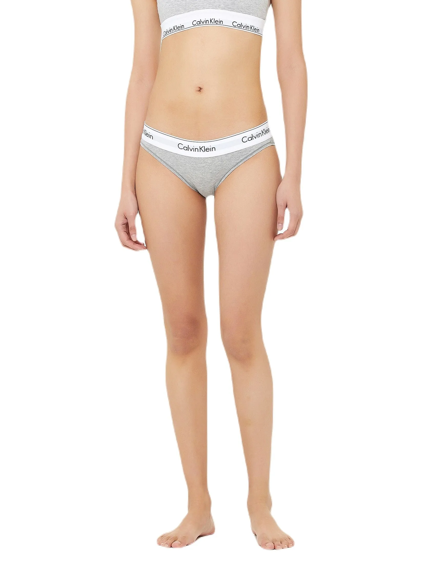 CALVIN KLEIN Women's Modern Cotton Bikini Grey CALVIN KLEIN Women's Modern Cotton Bikini Grey