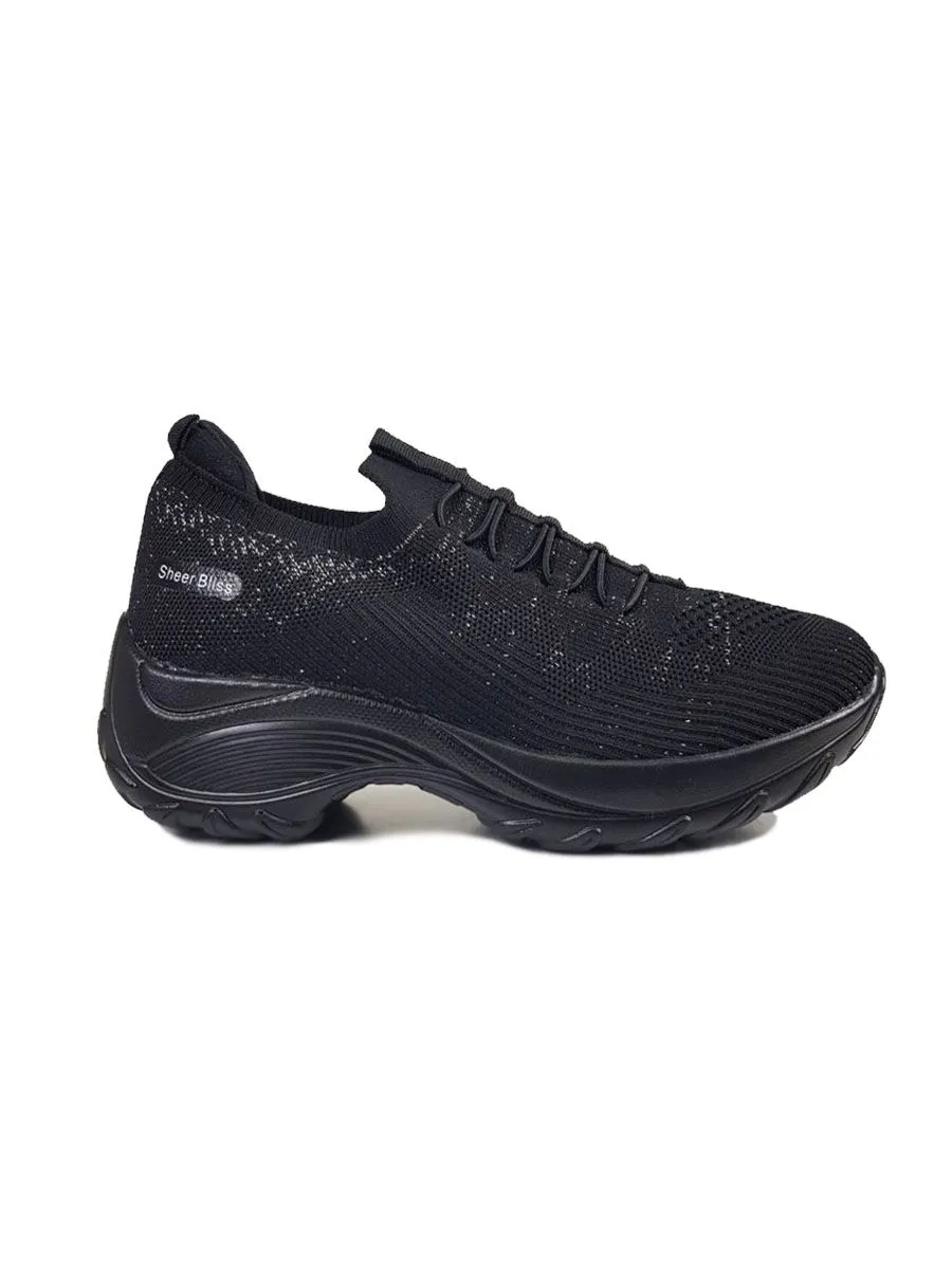 THAMES Women Casual Sneakers Black THAMES Women Casual Sneakers Black