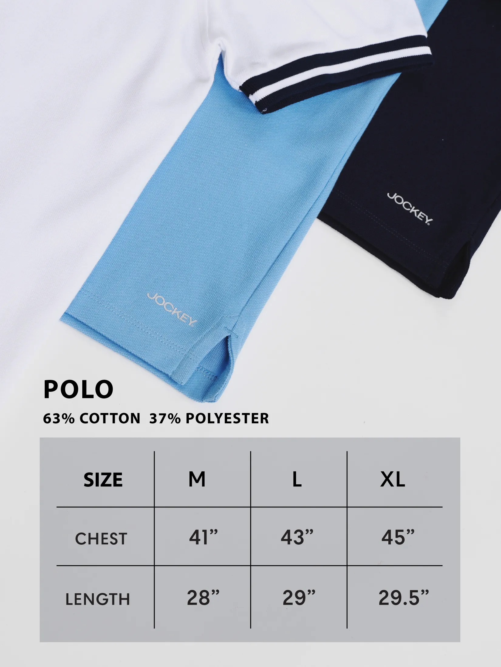 JOCKEY UNDERWEAR Men s AFFORDABLE POLO SHORT SLEEVE WHITE JOCKEY UNDERWEAR Men s AFFORDABLE POLO SHORT SLEEVE WHITE