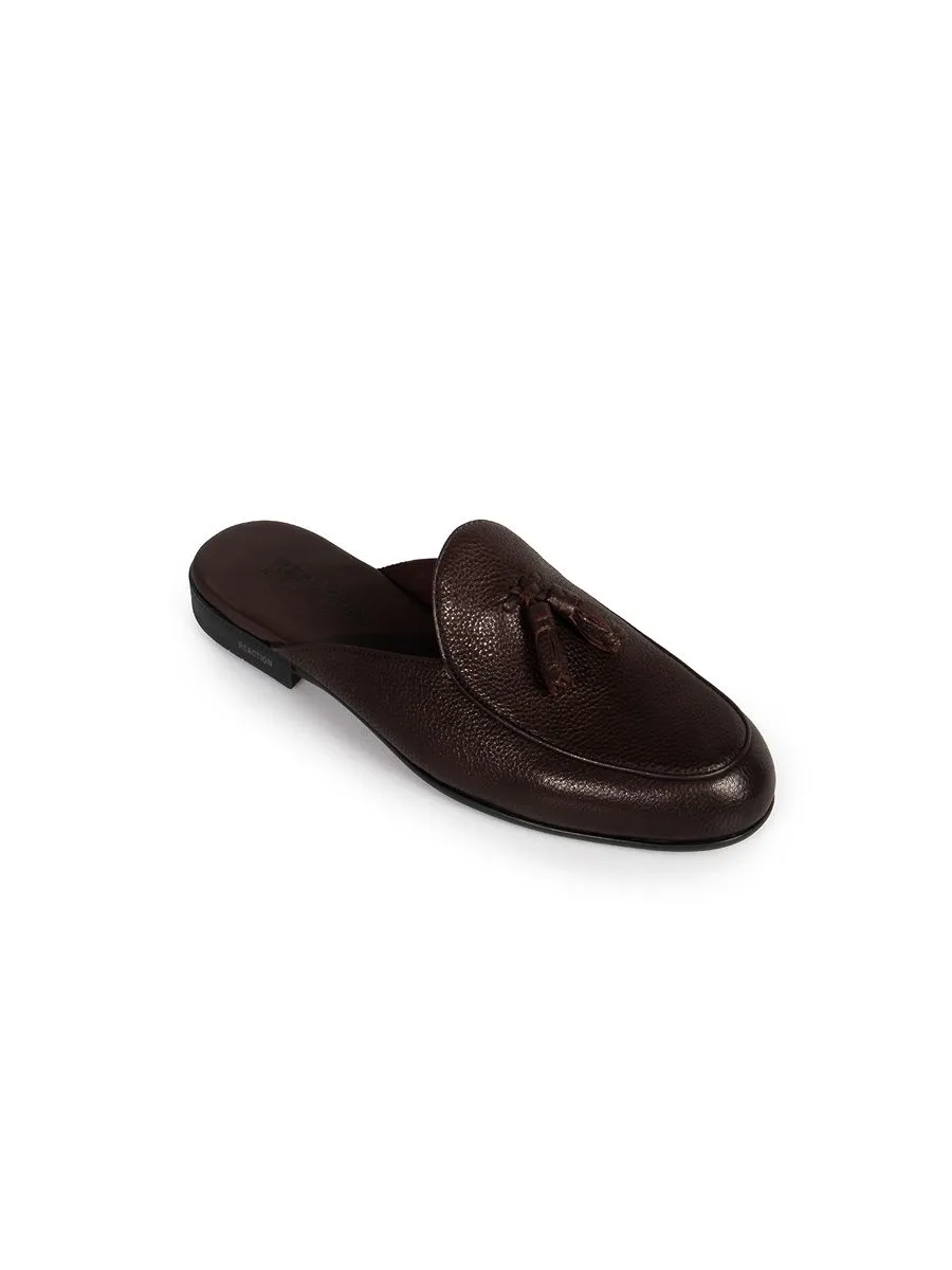 KENNETH COLE MEN CASUALS HAYDEN MULE / DARK BROWN KENNETH COLE MEN CASUALS HAYDEN MULE / DARK BROWN