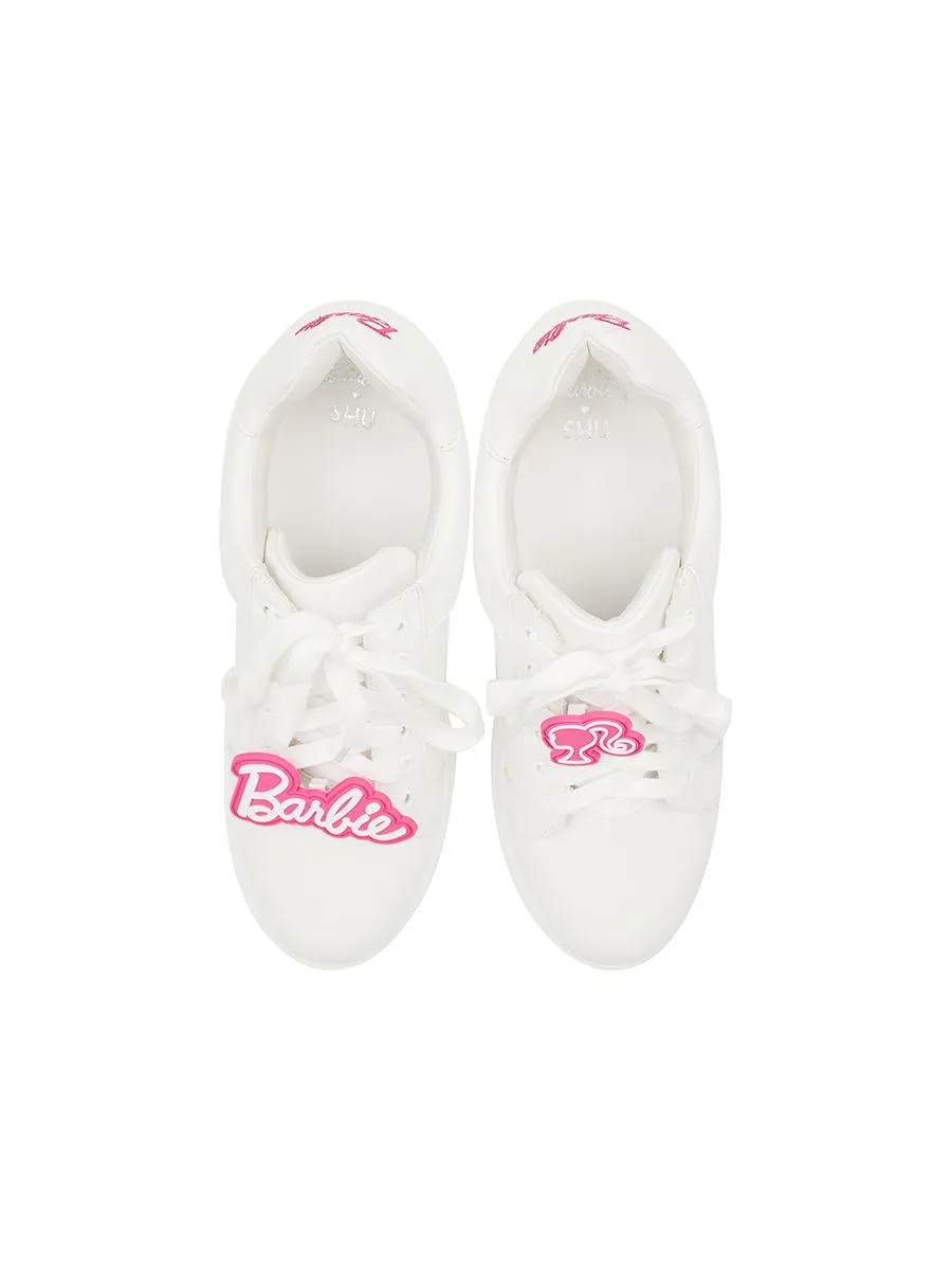 SHU WOMEN  X BARBIE SNEAKERS PLATFORM 4"  -WHITE SHU WOMEN  X BARBIE SNEAKERS PLATFORM 4"  -WHITE
