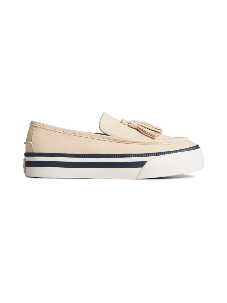 SPERRY WOMEN SEA SAILOR PLATFORM TASSEL LOAFER WHITE SPERRY WOMEN SEA SAILOR PLATFORM TASSEL LOAFER WHITE