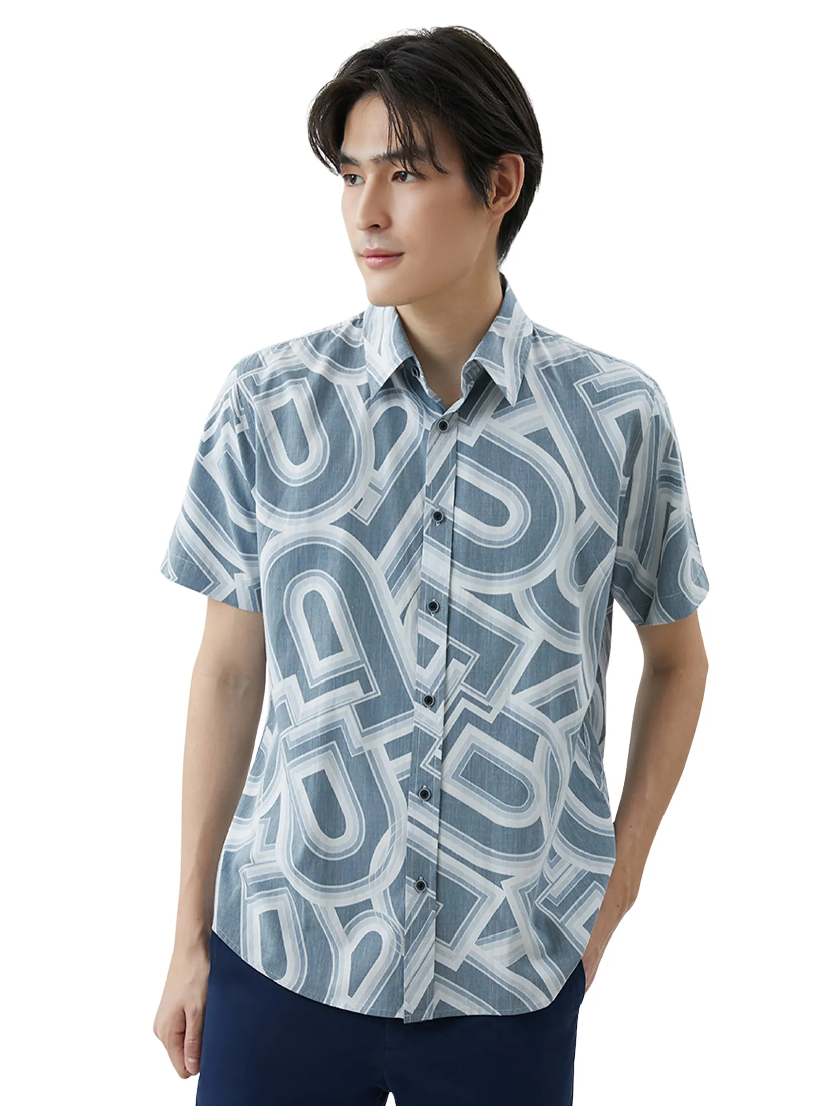 DAPPER DAPPER DP Iconic Layers Print Shirt Multicolor