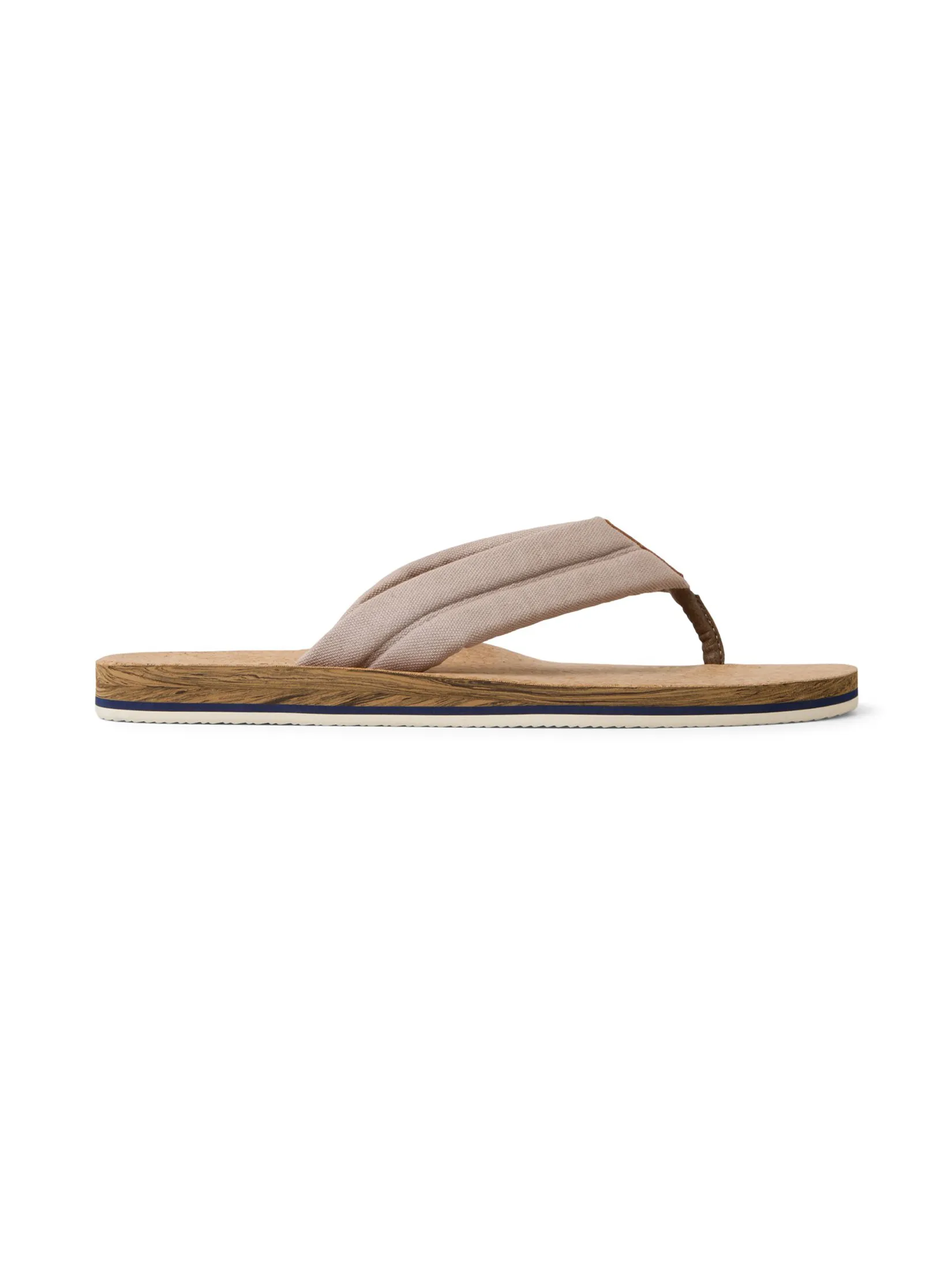 SPERRY MEN TAUPE PORTO PADDED CORK THONG SAND SPERRY MEN TAUPE PORTO PADDED CORK THONG SAND